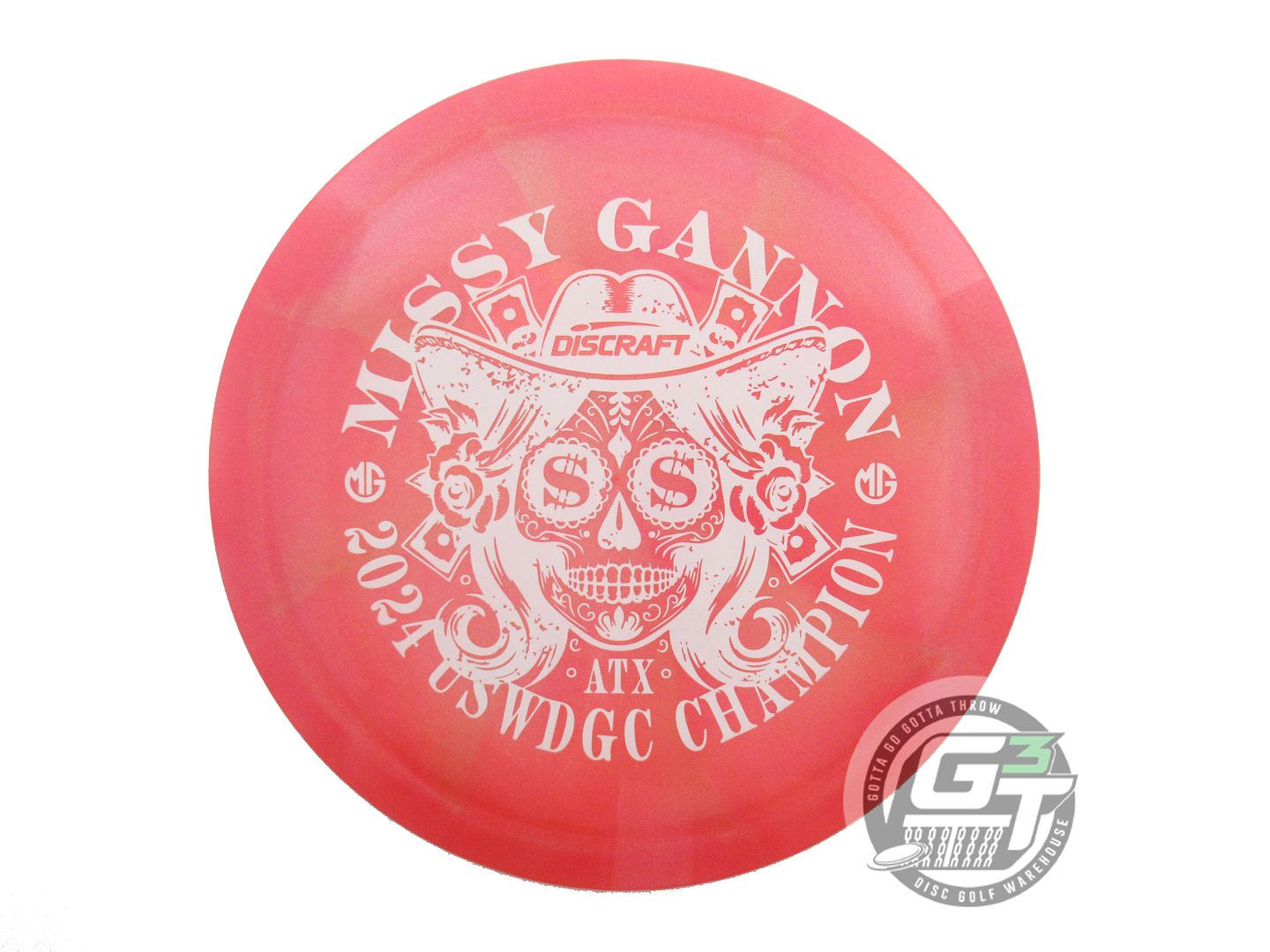 Discraft Limited Edition Missy Gannon 2024 USWDGC Commemorative Swirl Elite Z Undertaker Distance Driver Golf Disc (Individually Listed)