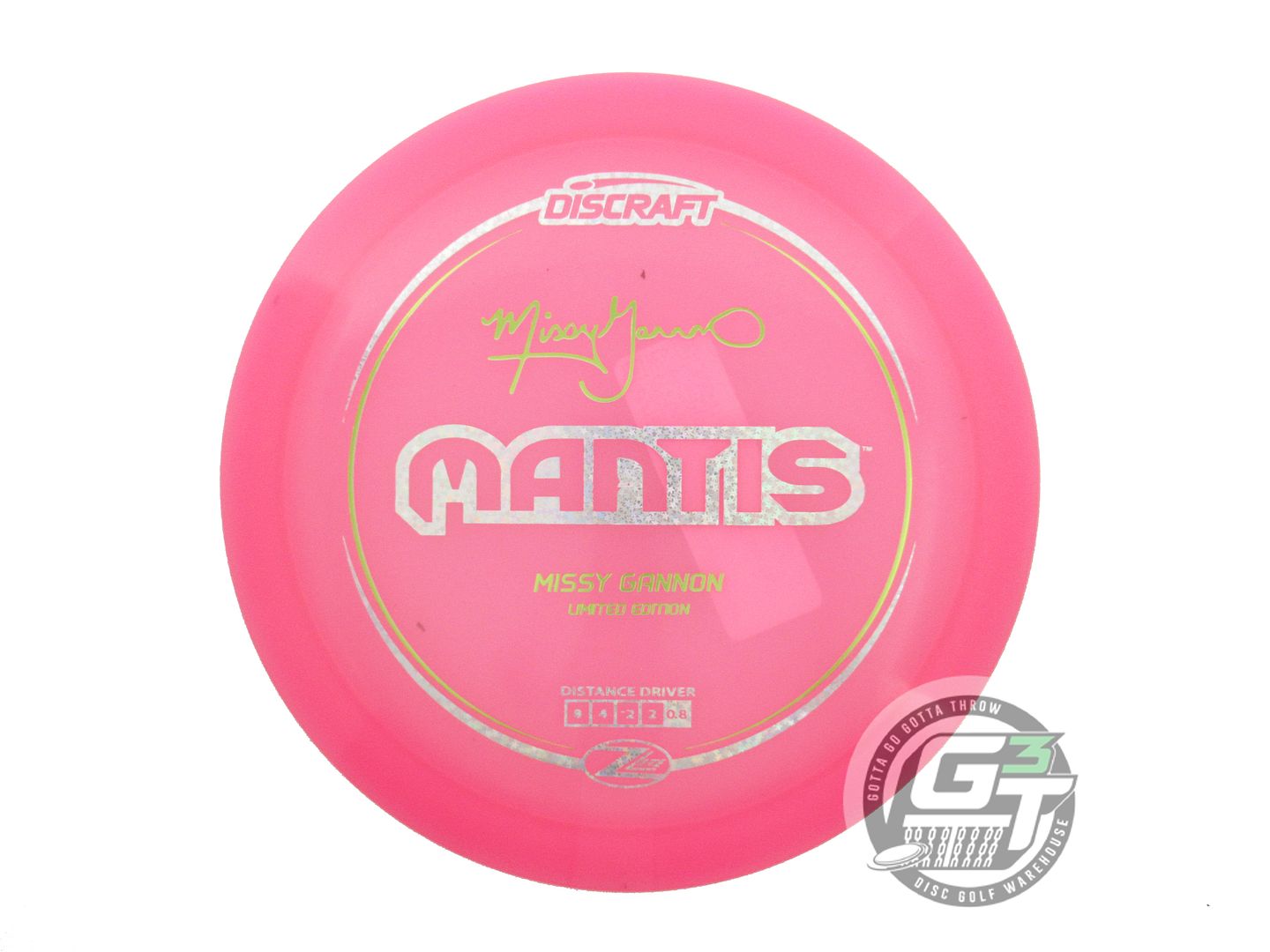 Discraft Limited Edition 2024 Elite Team Missy Gannon Z Lite Mantis Distance Driver Golf Disc (Individually Listed)