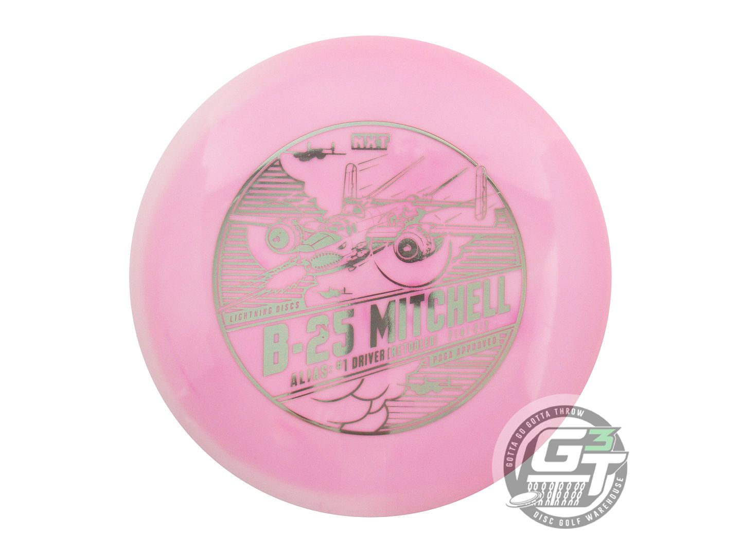Lightning Strikeout NXT B-25 Mitchell #1 Driver [Retool] Fairway Driver Golf Disc (Individually Listed)