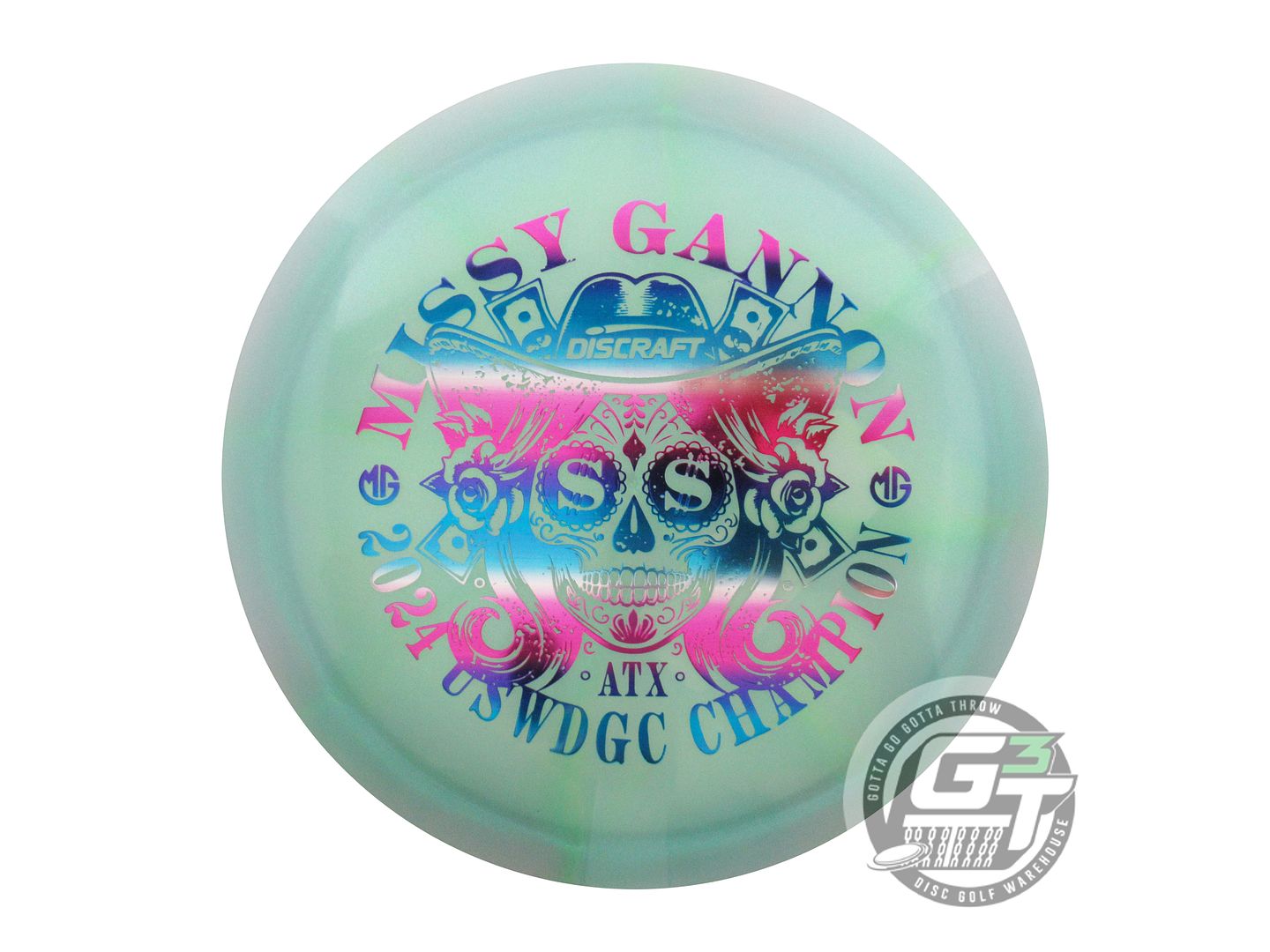 Discraft Limited Edition Missy Gannon 2024 USWDGC Commemorative Swirl Elite Z Undertaker Distance Driver Golf Disc (Individually Listed)