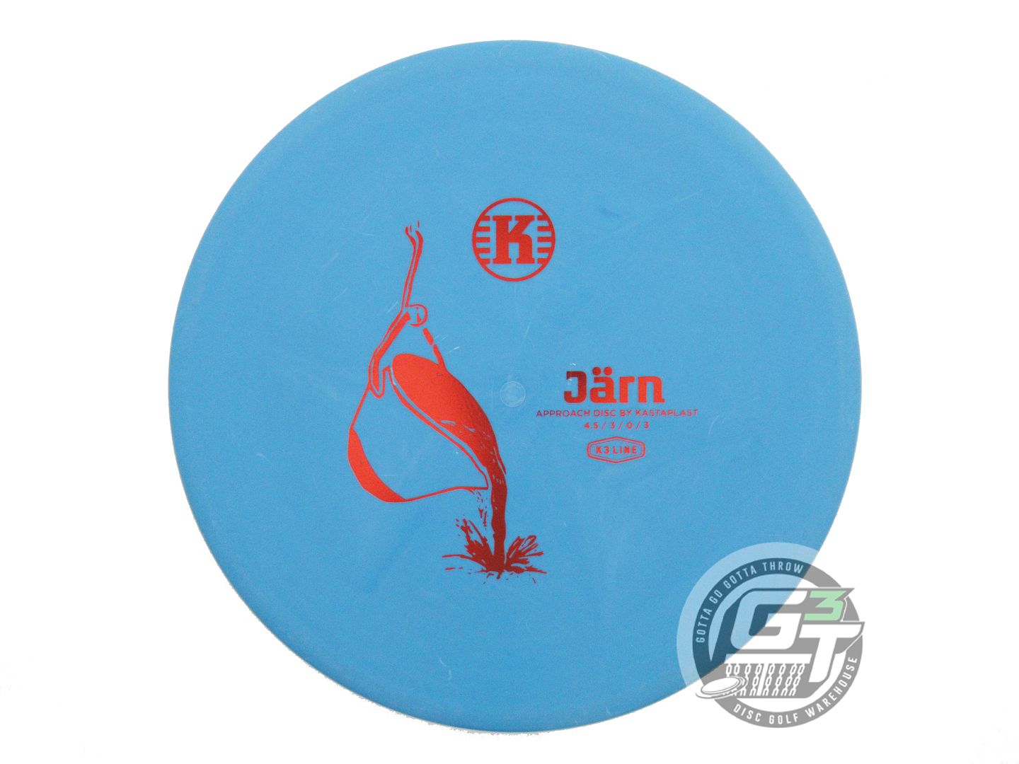 Kastaplast K3 Jarn Midrange Golf Disc (Individually Listed)