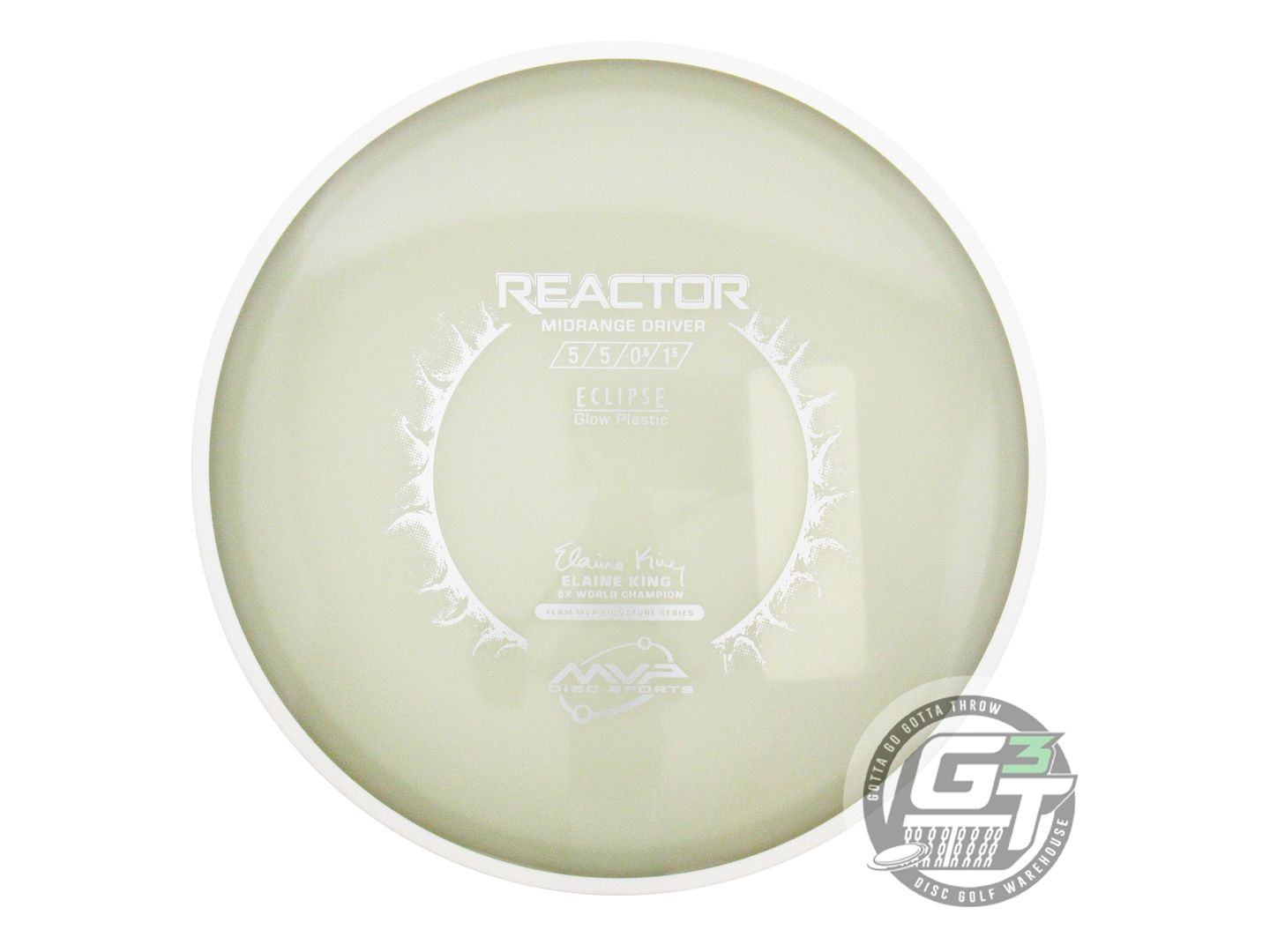 MVP Eclipse 2.0 Glow Proton Reactor [Elaine King 5X] Midrange Golf Disc (Individually Listed)