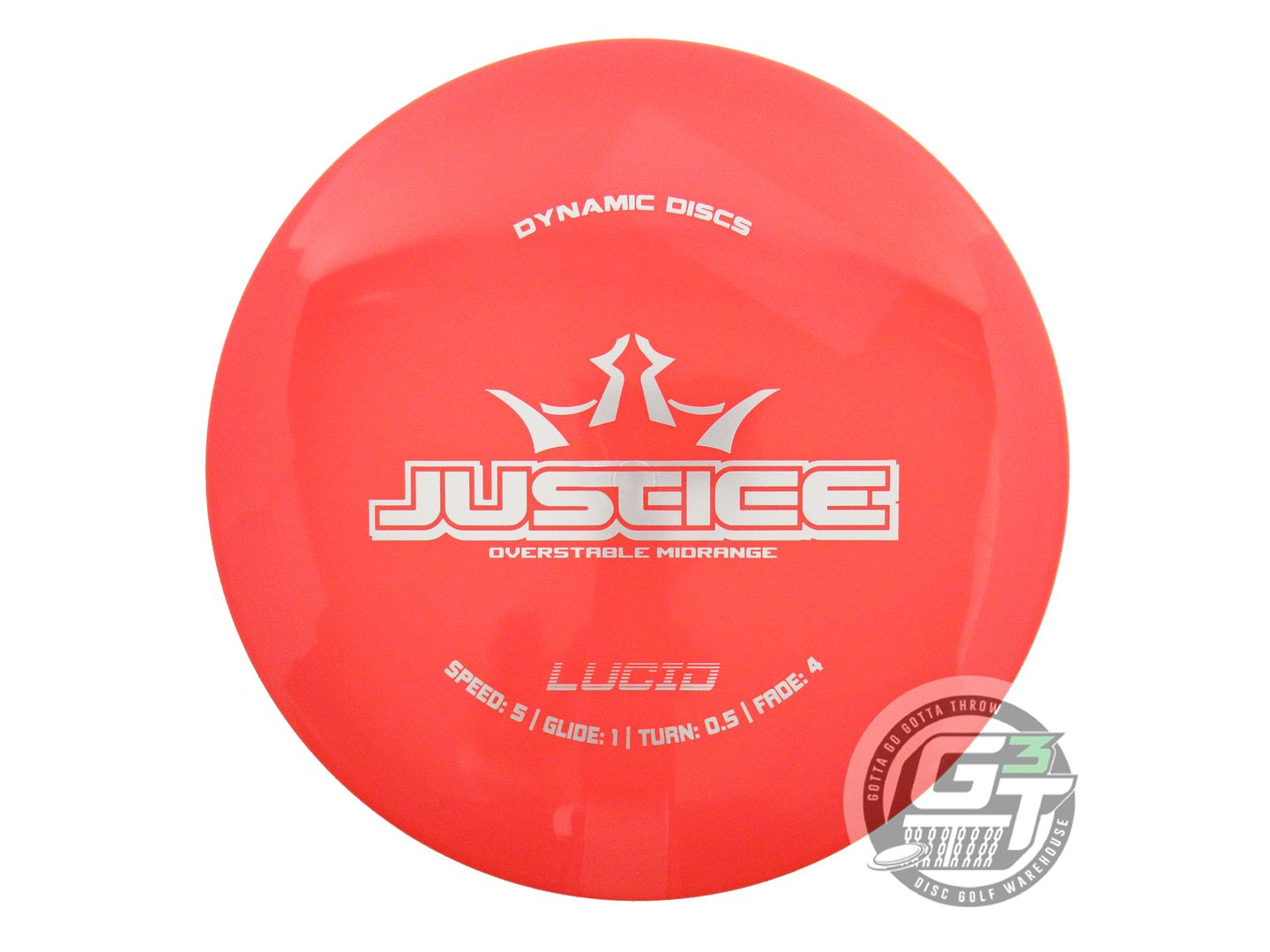Dynamic Discs Lucid Justice Midrange Golf Disc (Individually Listed)