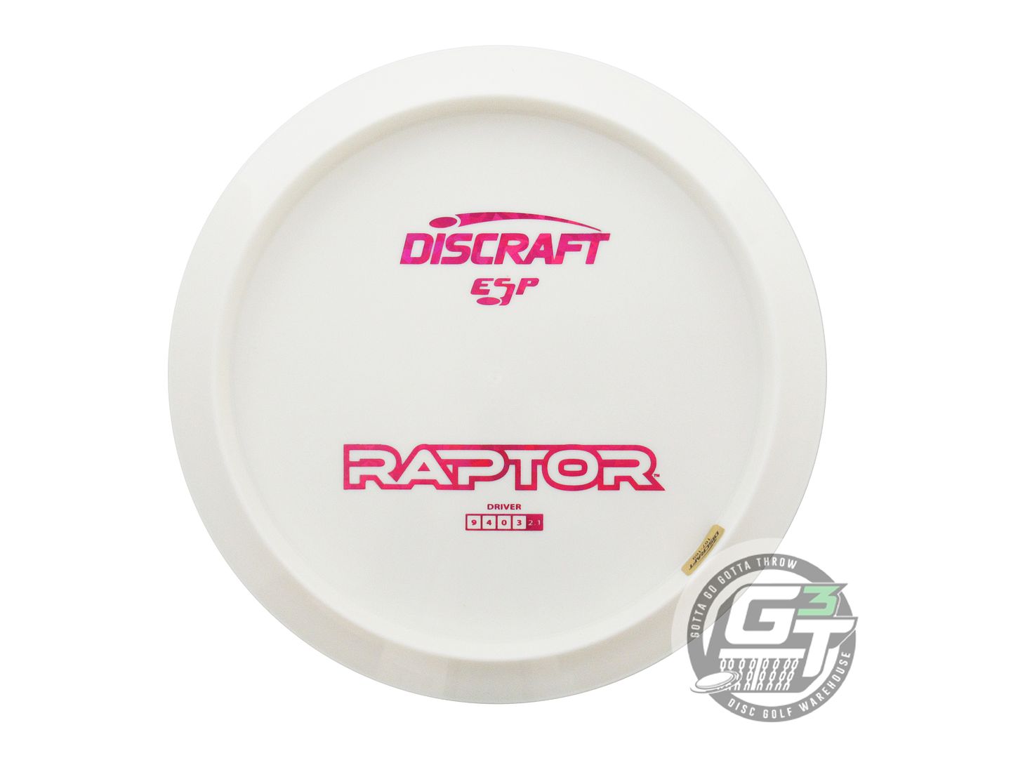 Discraft Dye Pack Bottom Stamp ESP Raptor Distance Driver Golf Disc (Individually Listed)