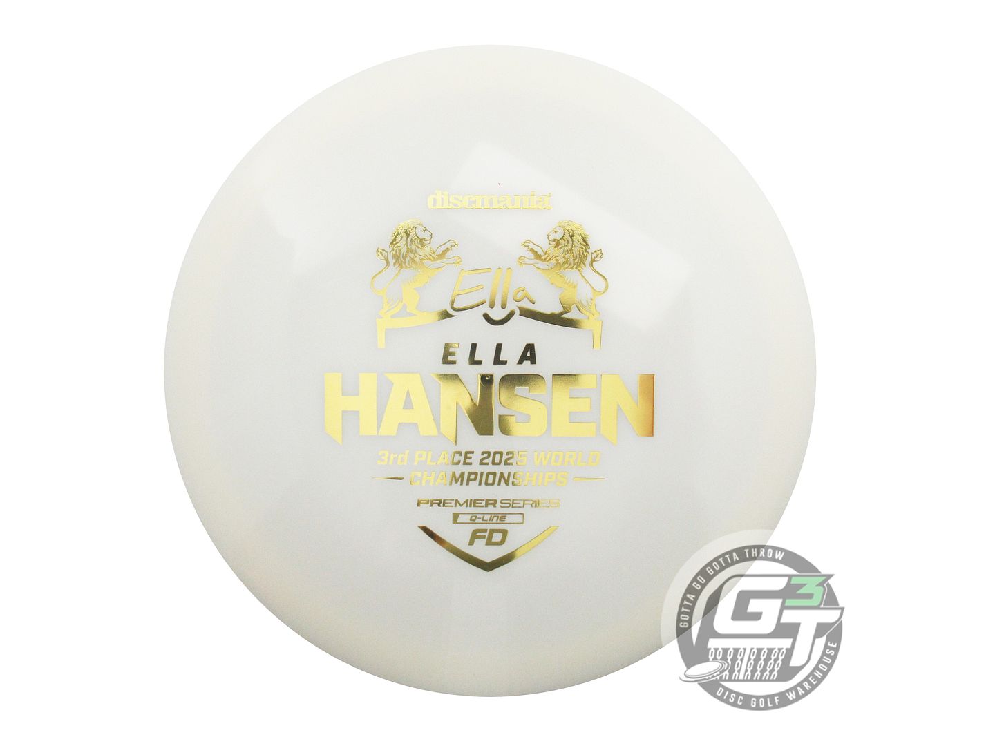 Discmania Limited Edition Premier Series Ella Hansen 2025 World Championships 3rd Place Q-Line FD Fairway Driver Golf Disc (Individually Listed)