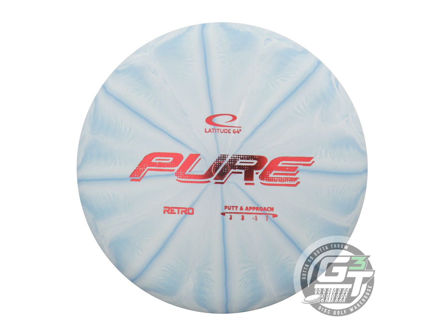 Latitude 64 Retro Burst Pure Putter Golf Disc (Individually Listed)