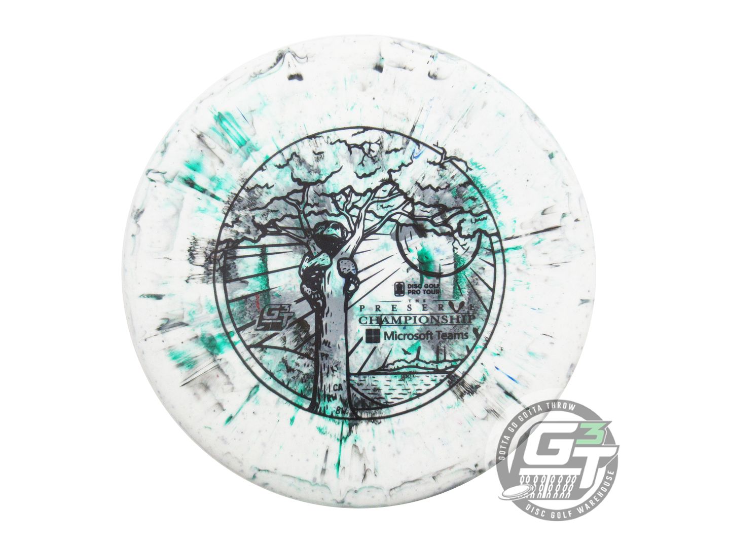 Prodigy Limited Edition 2024 Preserve Championship Teams Logo 300 Soft Fractal PA3 Putter Golf Disc (Individually Listed)