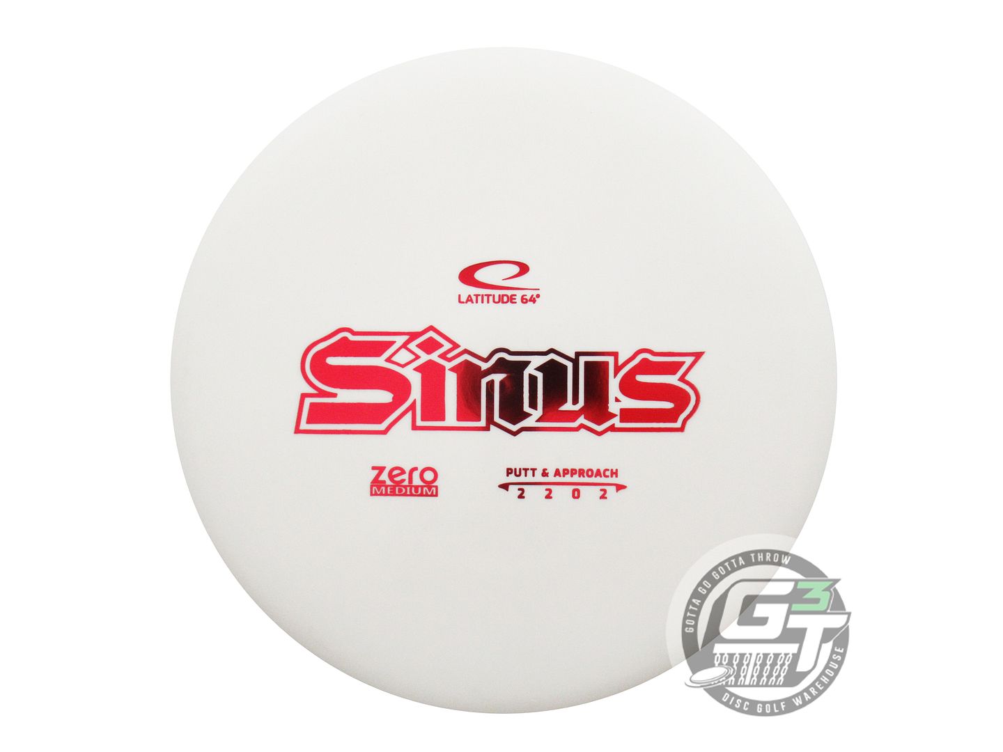 Latitude 64 Zero Line Medium Sinus Putter Golf Disc (Individually Listed)