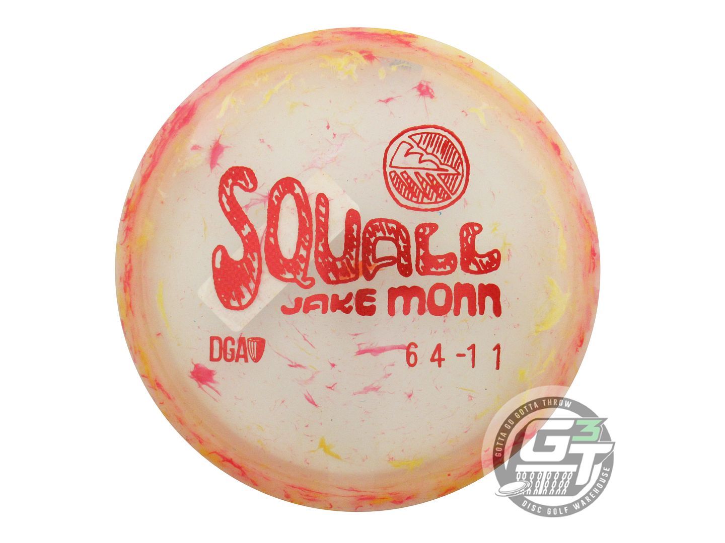 DGA Limited Edition 2025 Tour Series Jake Monn Granite Blend Squall Midrange Golf Disc (Individually Listed)