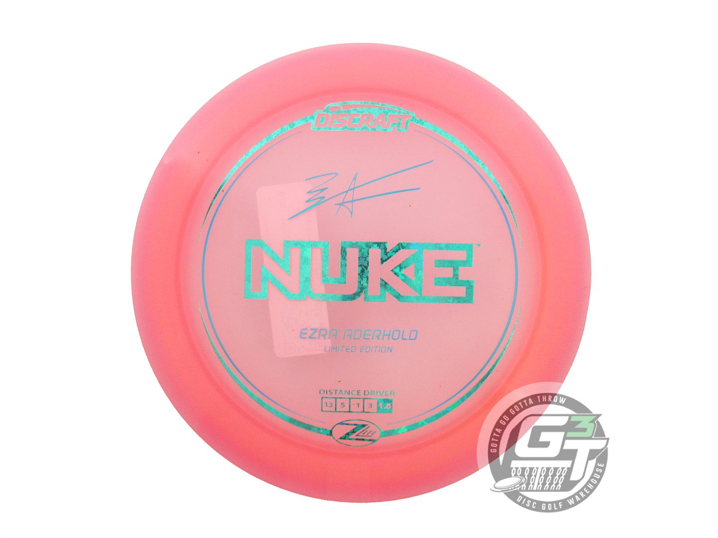 Discraft Limited Edition 2024 Elite Team Ezra Aderhold Z Lite Nuke Distance Driver Golf Disc (Individually Listed)