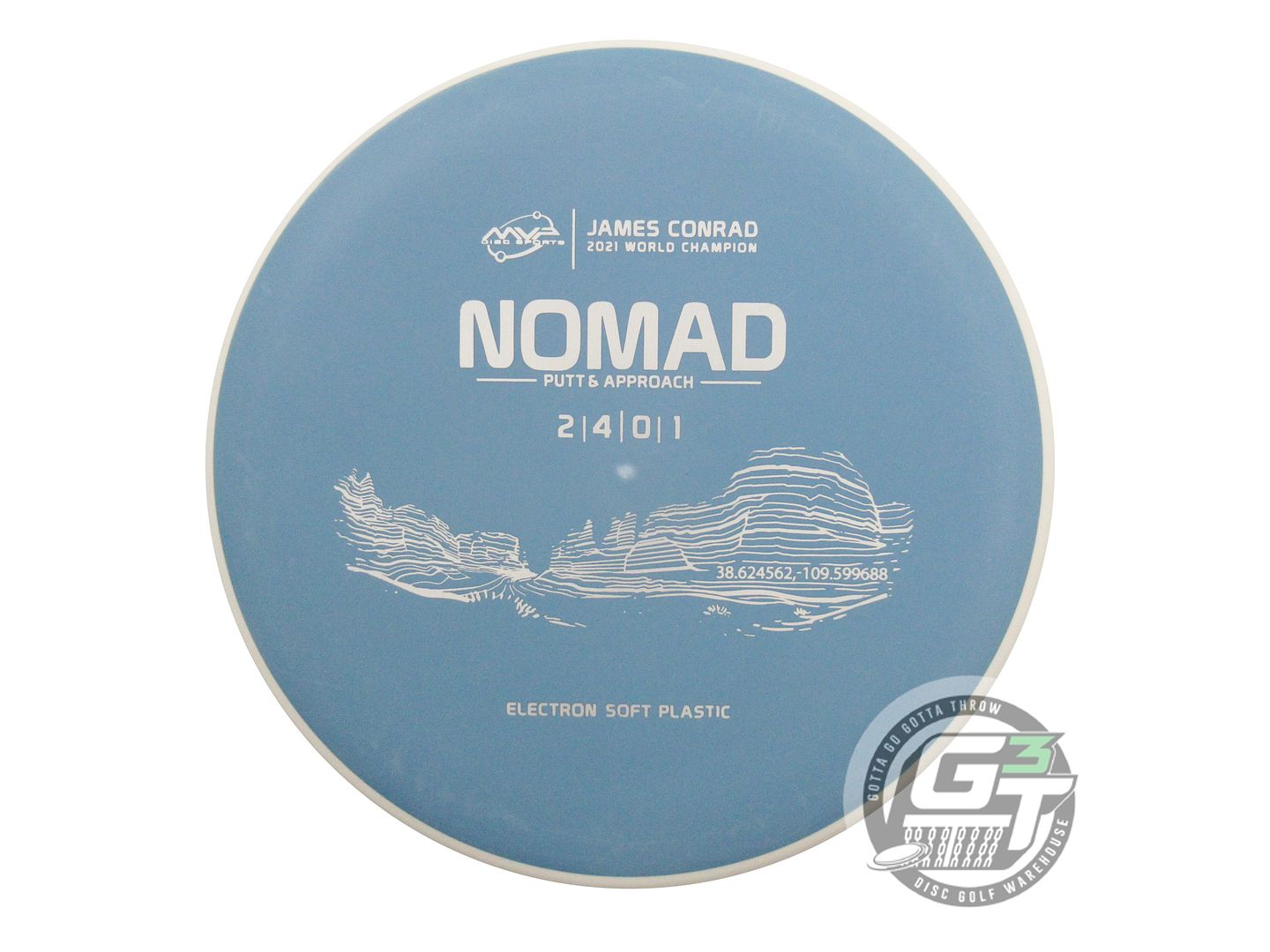MVP Electron Soft Nomad [James Conrad 1X] Putter Golf Disc (Individually Listed)