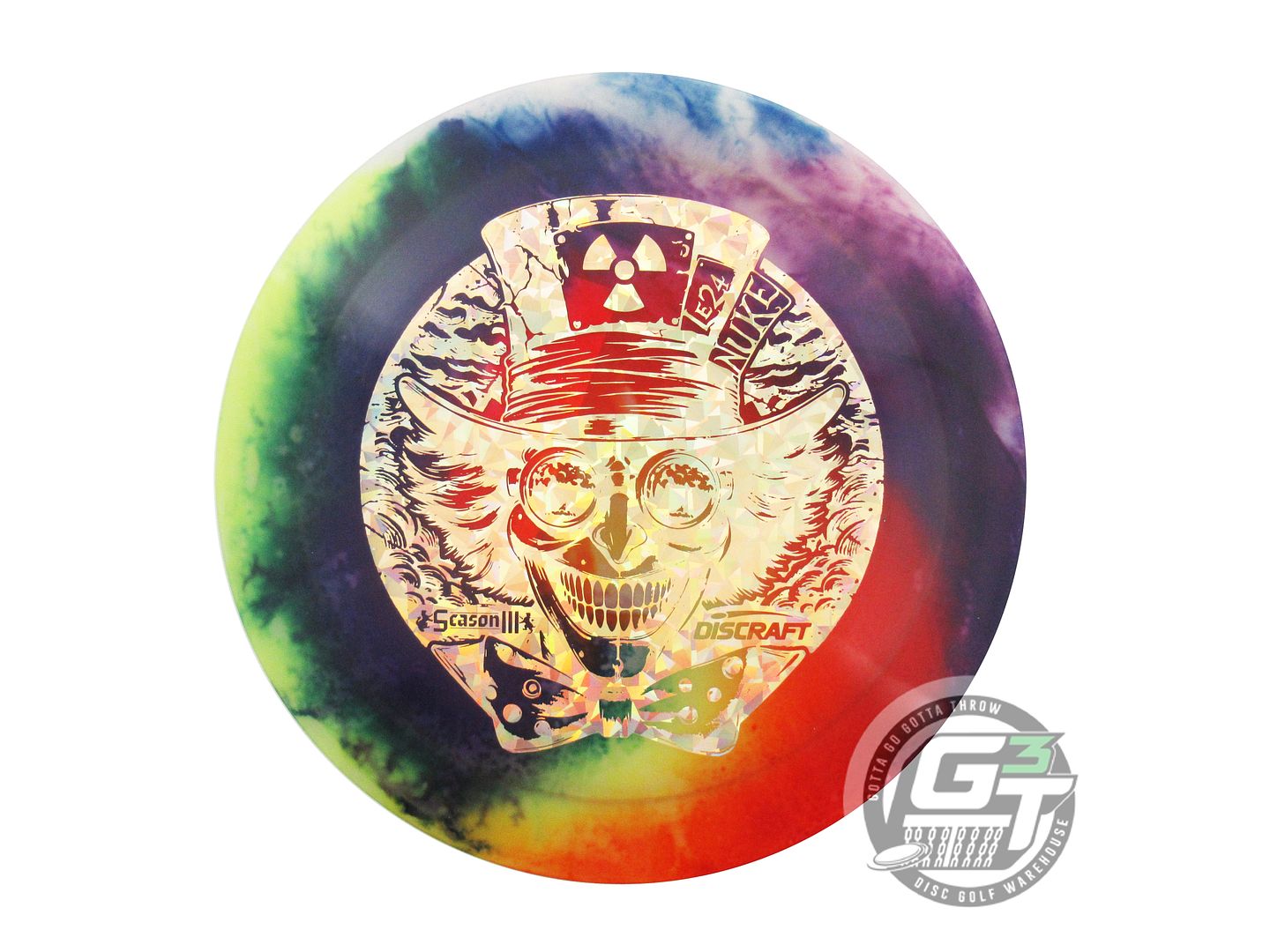 Discraft Limited Edition 2024 Ledgestone Open Fly Dye Glo Elite Z Nuke Distance Driver Golf Disc (Individually Listed)