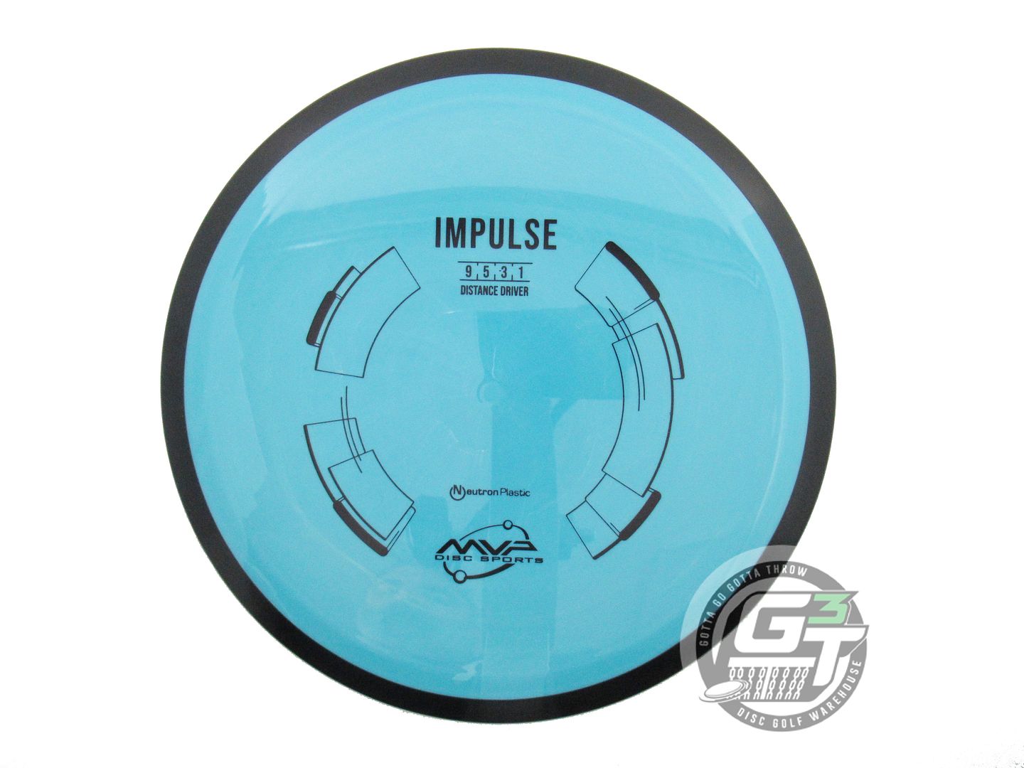 MVP Neutron Impulse Distance Driver Golf Disc (Individually Listed)