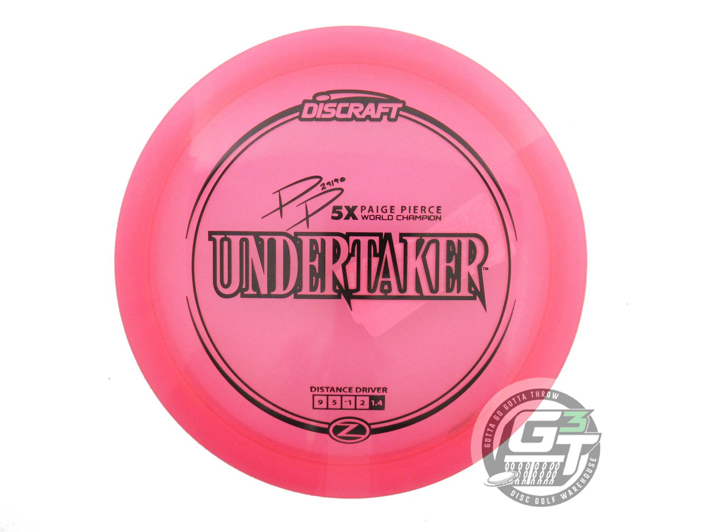 Discraft Elite Z Undertaker [Paige Pierce 5X] Distance Driver Golf Disc (Individually Listed)