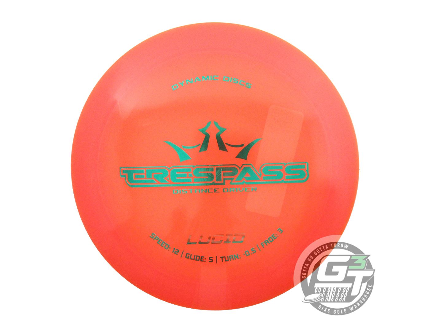 Dynamic Discs Lucid Trespass Distance Driver Golf Disc (Individually Listed)