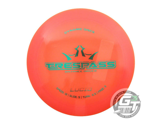 Dynamic Discs Lucid Trespass Distance Driver Golf Disc (Individually Listed)