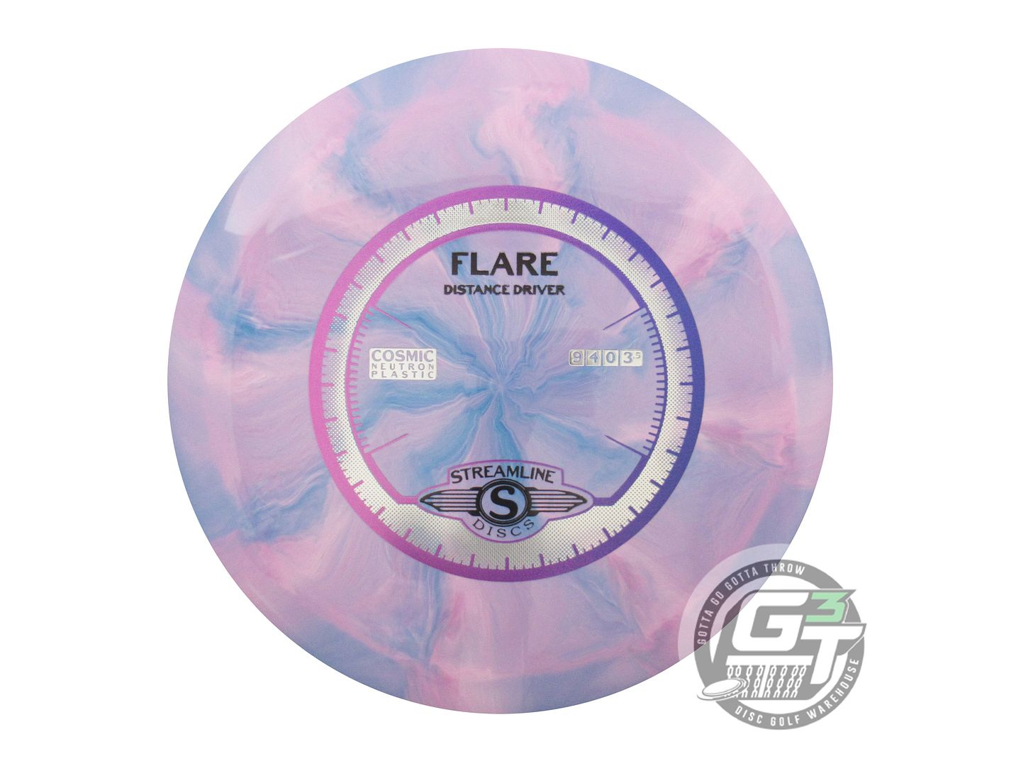 Streamline Cosmic Neutron Flare Distance Driver Golf Disc (Individually Listed)