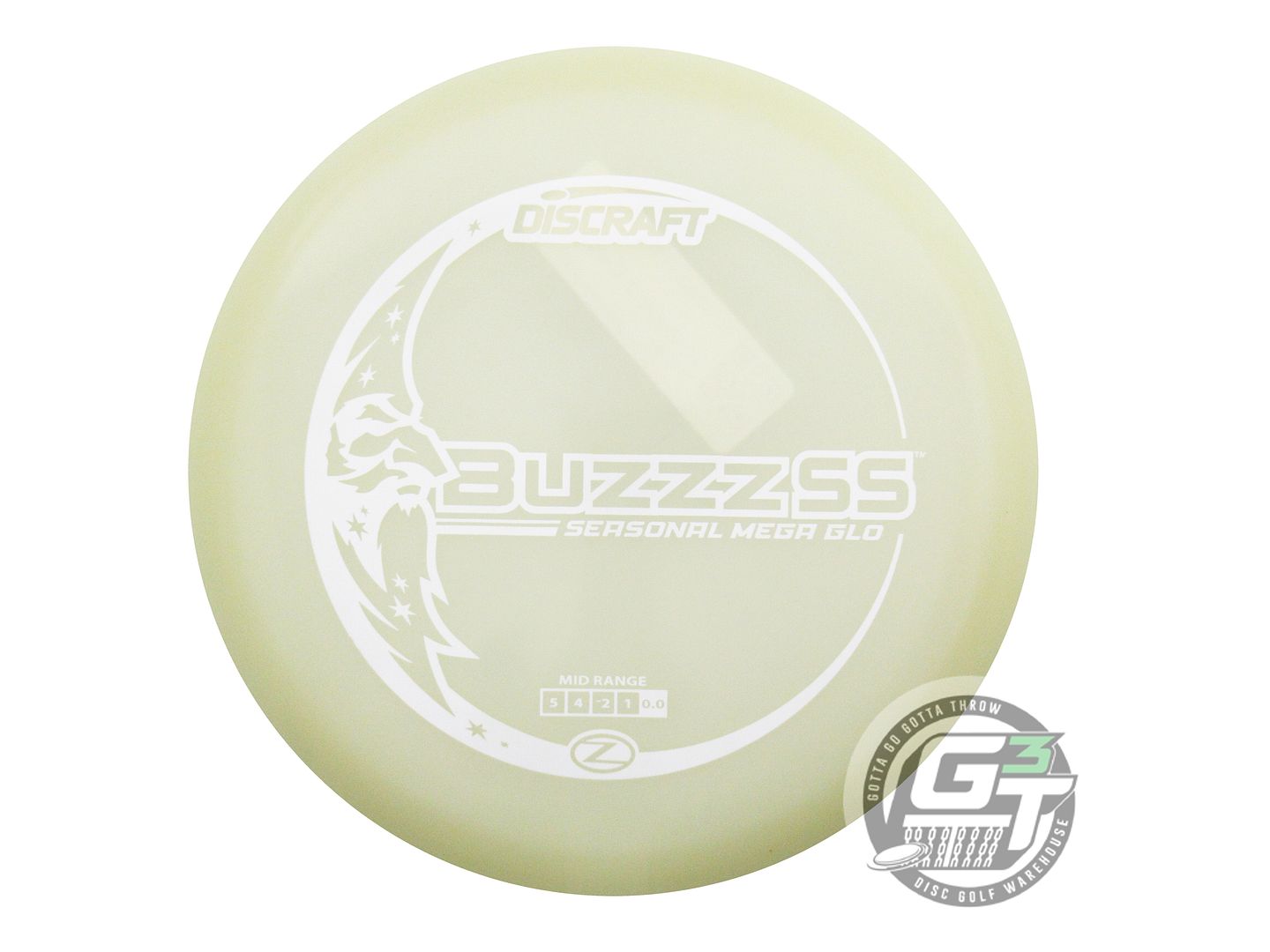Discraft Seasonal Mega Glo Z Buzzz SS Midrange Golf Disc (Individually Listed)