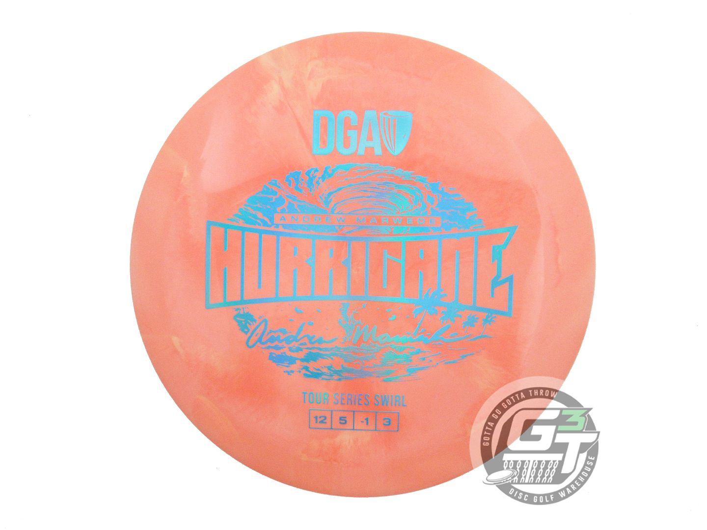DGA Limited Edition 2026 Tour Series Andrew Marwede Special Blend Hurricane Distance Driver Golf Disc (Individually Listed)