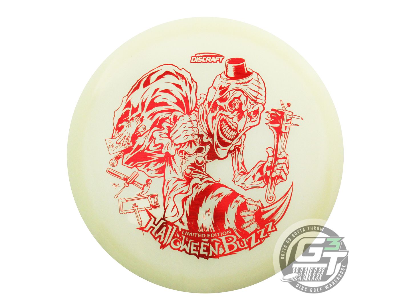 Discraft Limited Edition 2025 Halloween Mega-Glo Elite Z Buzzz Midrange Golf Disc (Individually Listed)