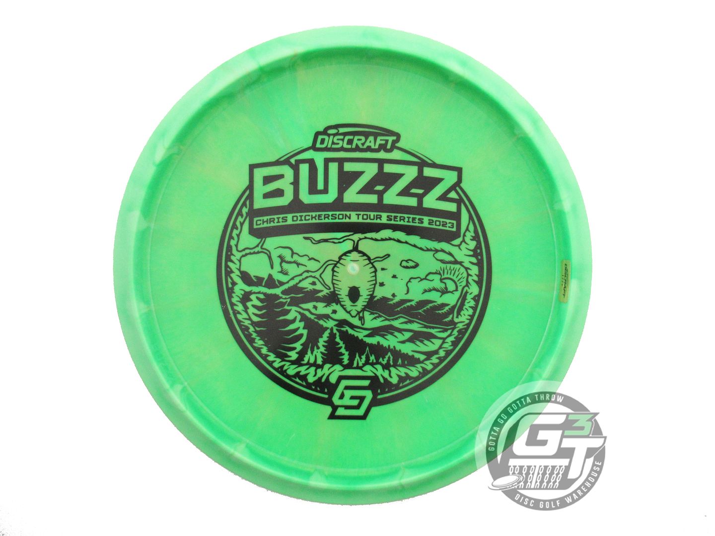 Discraft Limited Edition 2023 Tour Series Chris Dickerson Understamp Swirl ESP Buzzz Midrange Golf Disc (Individually Listed)