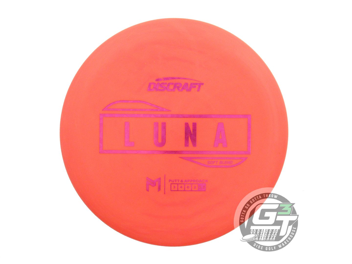 Discraft Paul McBeth Signature Putter Line Soft Luna Putter Golf Disc (Individually Listed)