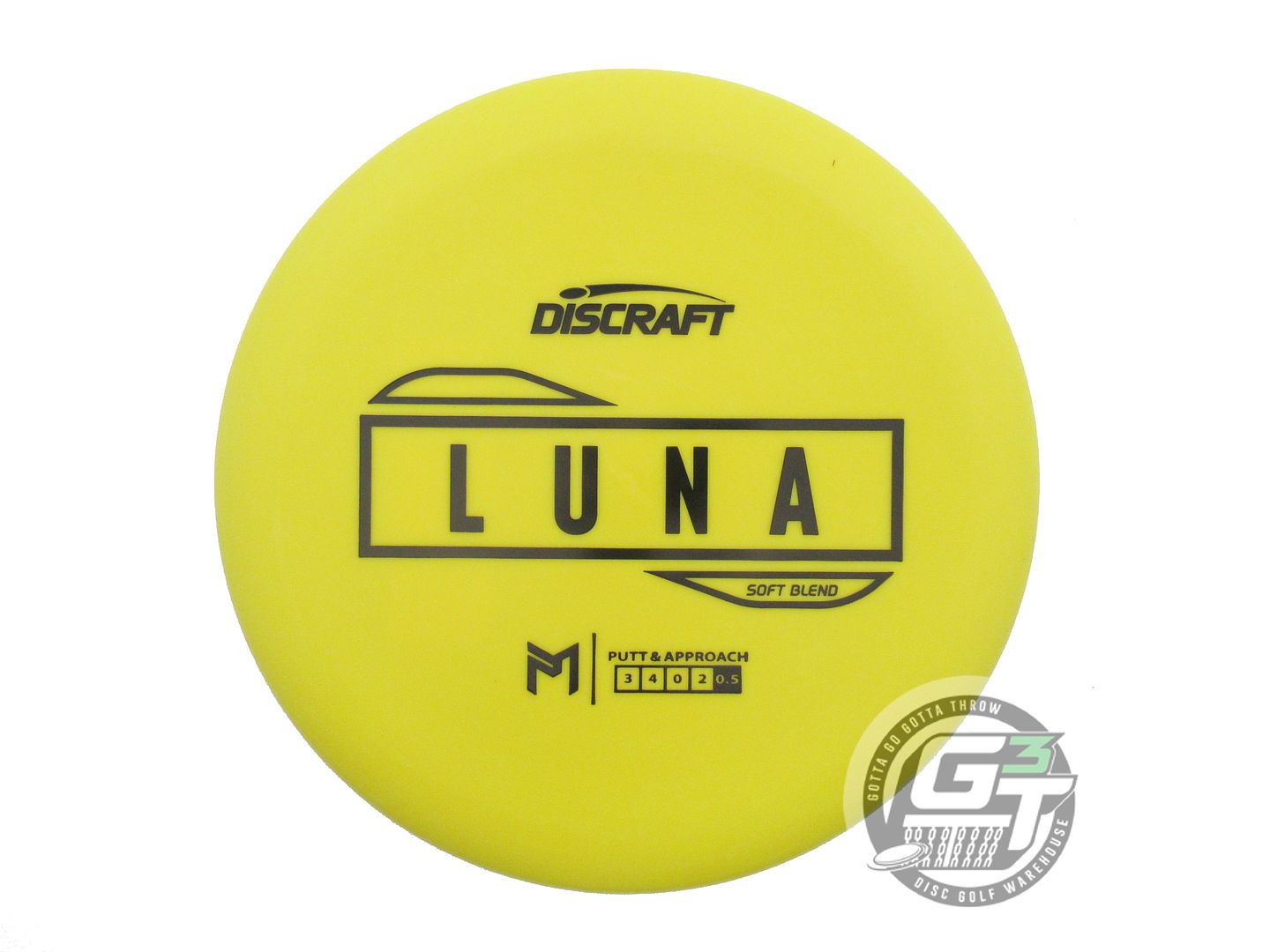 Discraft Paul McBeth Signature Putter Line Soft Luna Putter Golf Disc (Individually Listed)