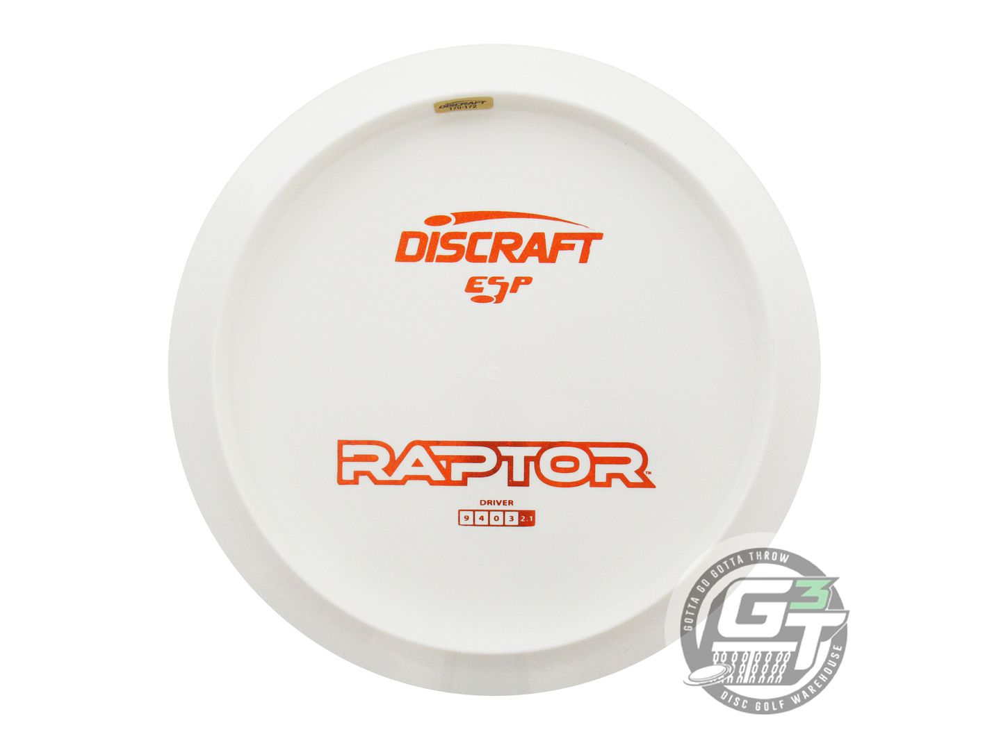 Discraft Dye Pack Bottom Stamp ESP Raptor Distance Driver Golf Disc (Individually Listed)