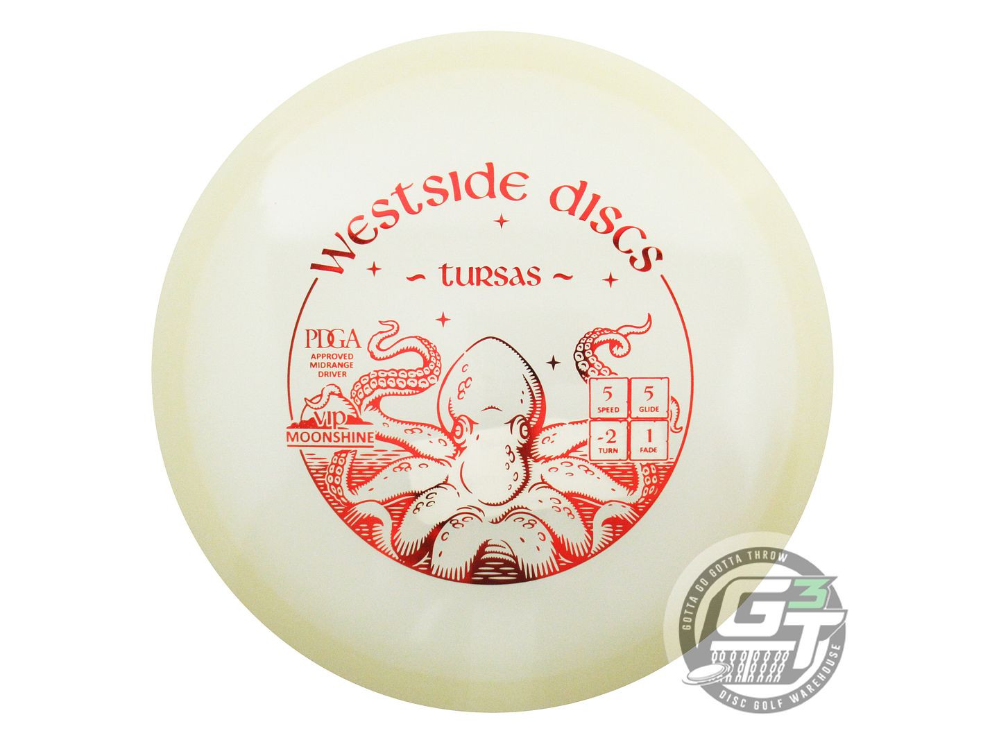 Westside Moonshine Glow VIP Tursas Midrange Golf Disc (Individually Listed)