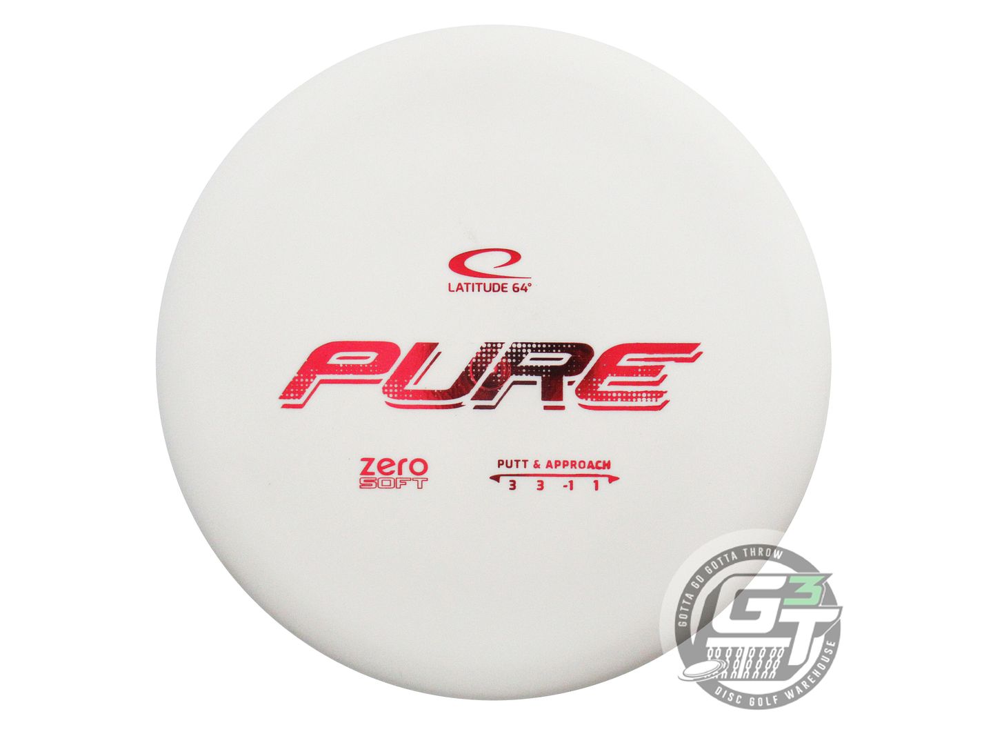 Latitude 64 Zero Line Soft Pure Putter Golf Disc (Individually Listed)