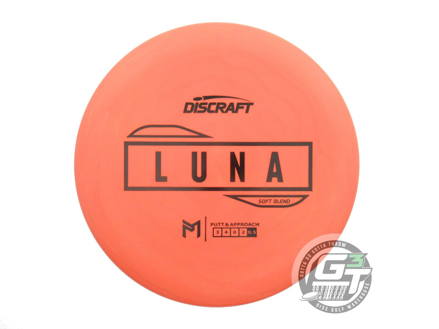 Discraft Paul McBeth Signature Putter Line Soft Luna Putter Golf Disc (Individually Listed)