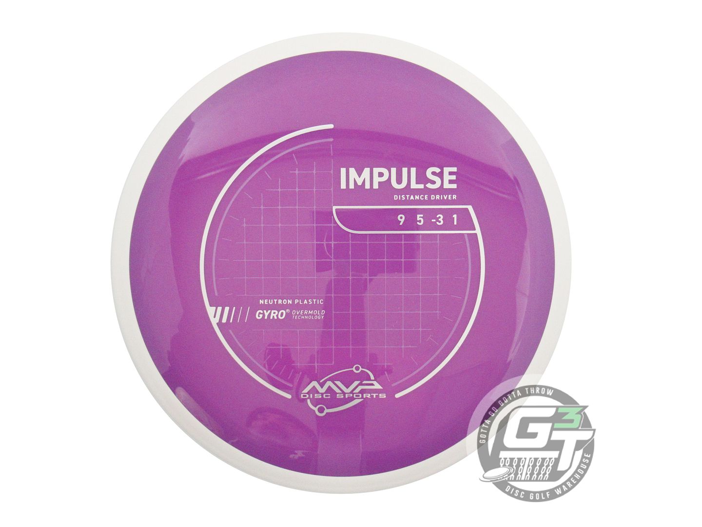 MVP Neutron Impulse Distance Driver Golf Disc (Individually Listed)