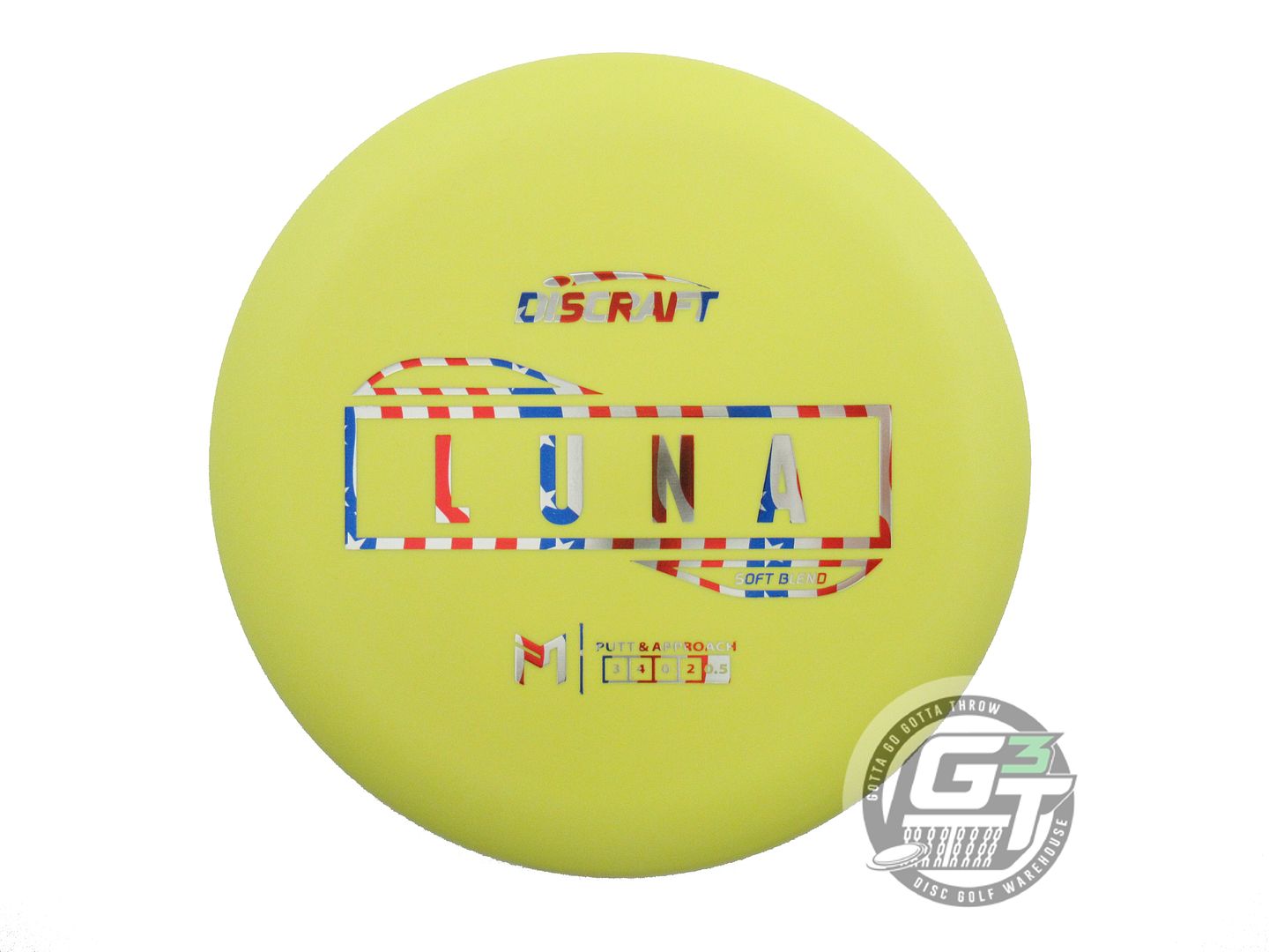Discraft Paul McBeth Signature Putter Line Soft Luna Putter Golf Disc (Individually Listed)