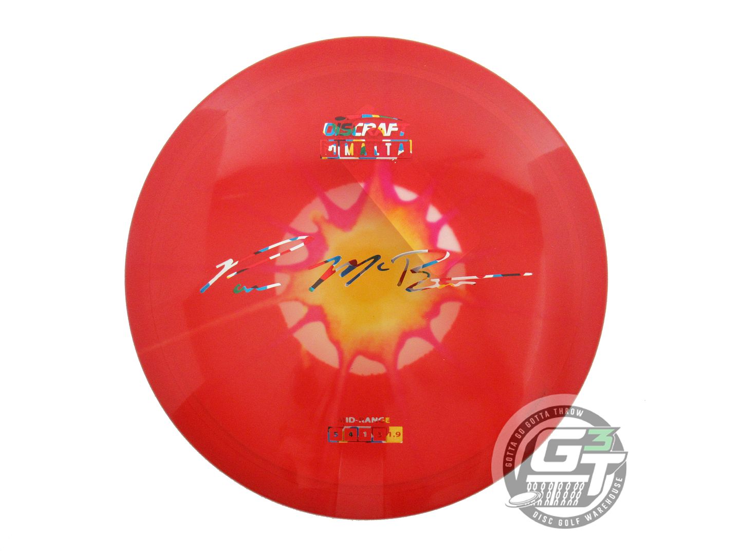 Discraft Paul McBeth Signature Fly Dye Elite Z Malta Midrange Golf Disc (Individually Listed)