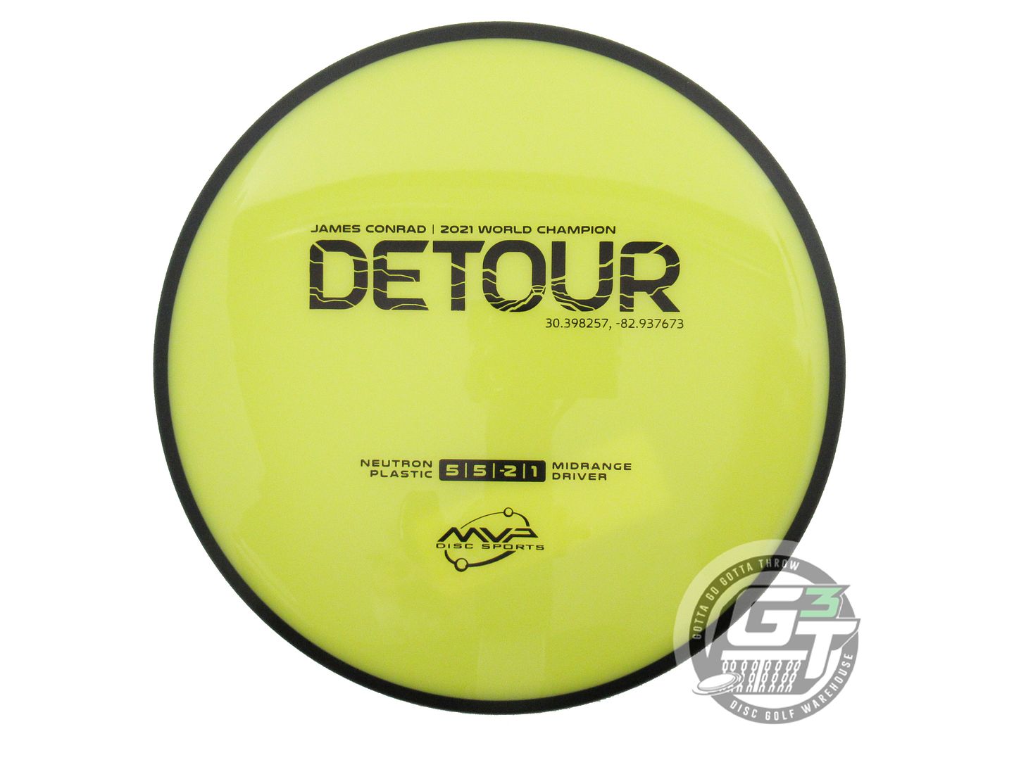MVP Neutron Detour [James Conrad 1X] Midrange Golf Disc (Individually Listed)