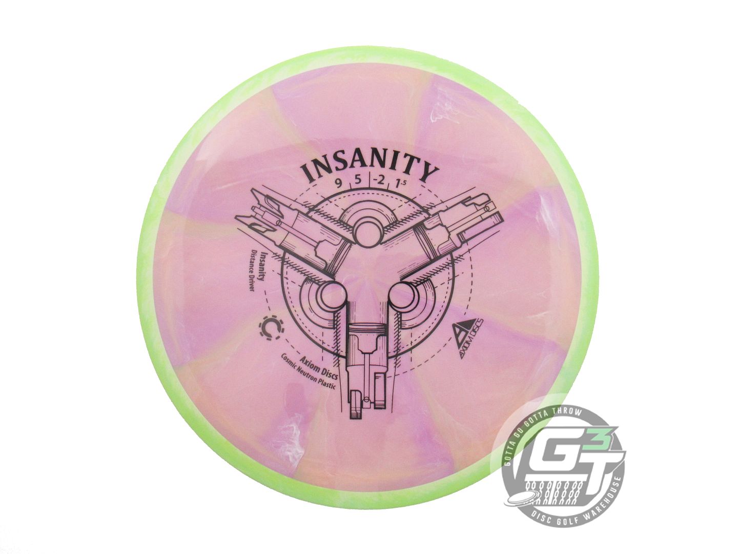 Axiom Cosmic Neutron Insanity Distance Driver Golf Disc (Individually Listed)