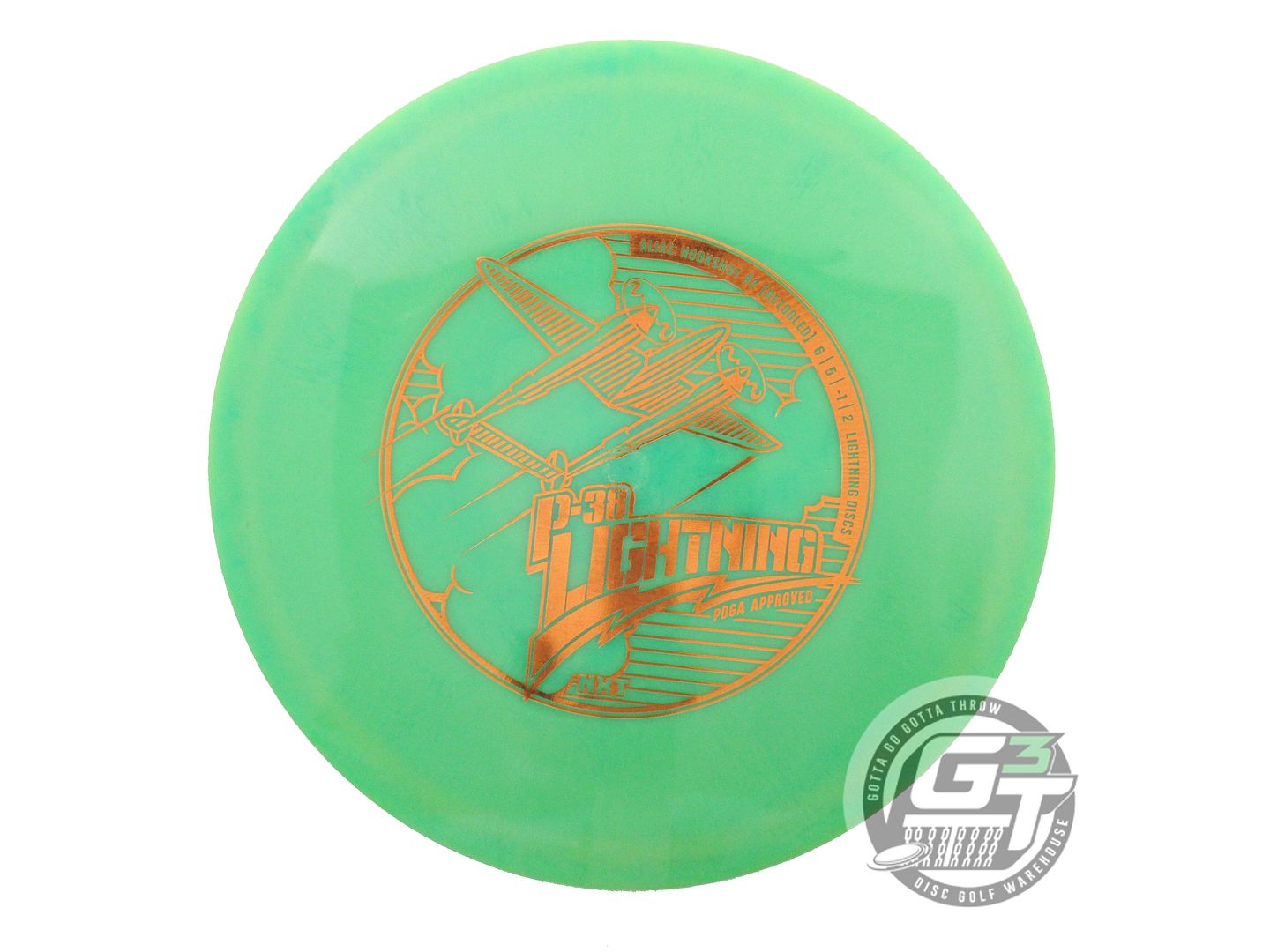 Lightning NXT P-38 #2 Hookshot [Retool] Fairway Driver Golf Disc (Individually Listed)