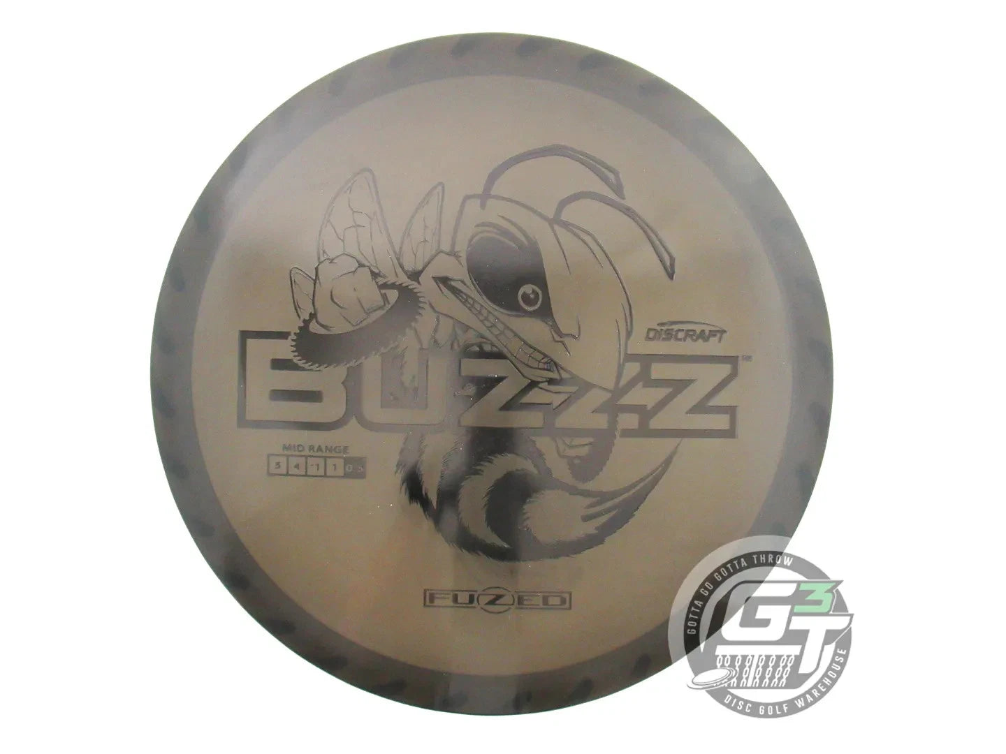 Discraft Fuzed Line Buzzz w/ Saw Pattern Midrange Golf Disc (Individually Listed)