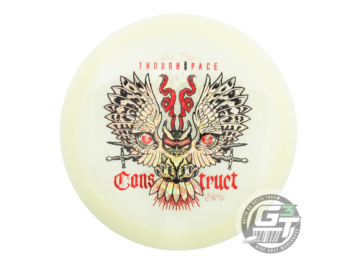Thought Space Athletics Glow Construct Distance Driver Golf Disc (Individually Listed)