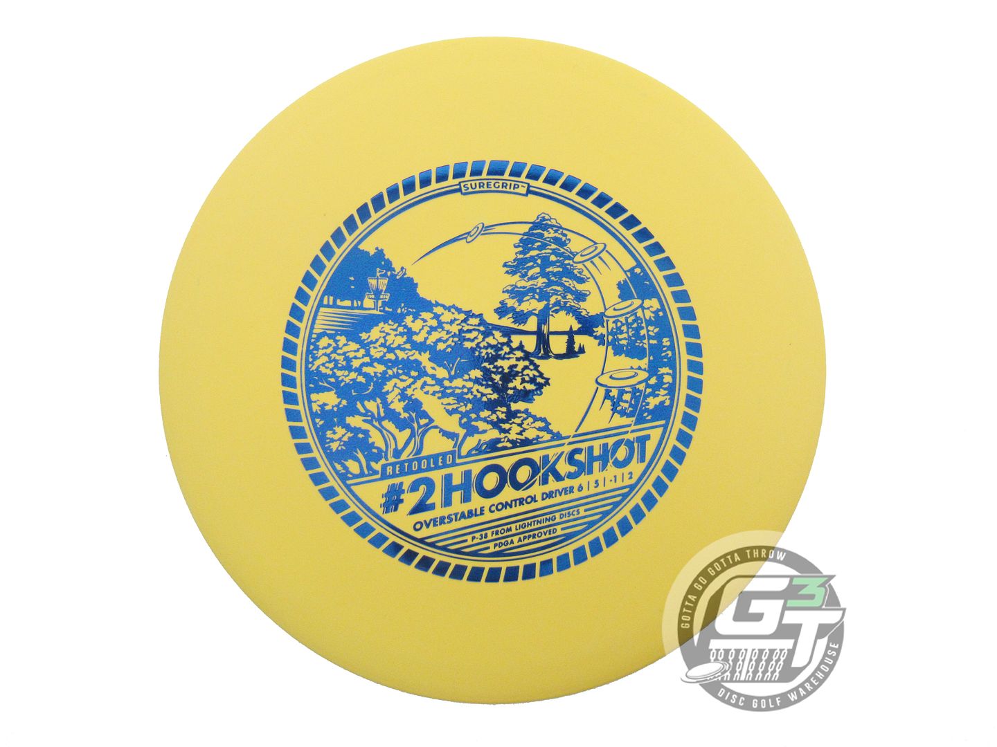 Lightning Sure Grip #2 Hookshot Fairway Driver Golf Disc (Individually Listed)