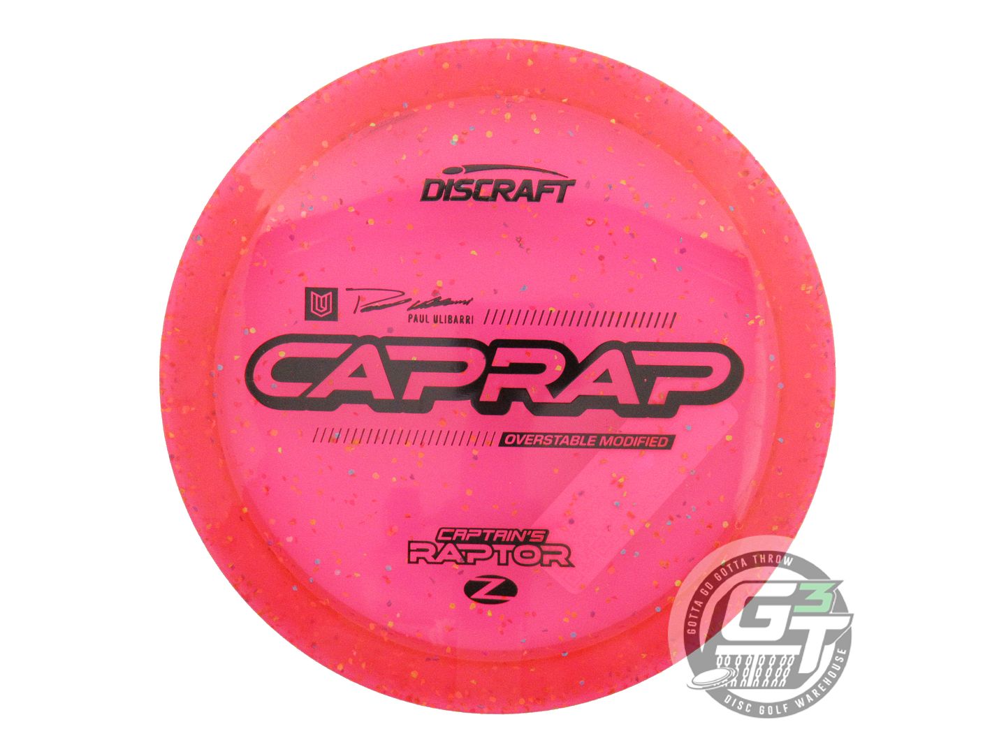 Discraft Limited Edition 2026 Paul Ulibarri Confetti Elite Z Captain's Raptor Fairway Driver Golf Disc (Individually Listed)