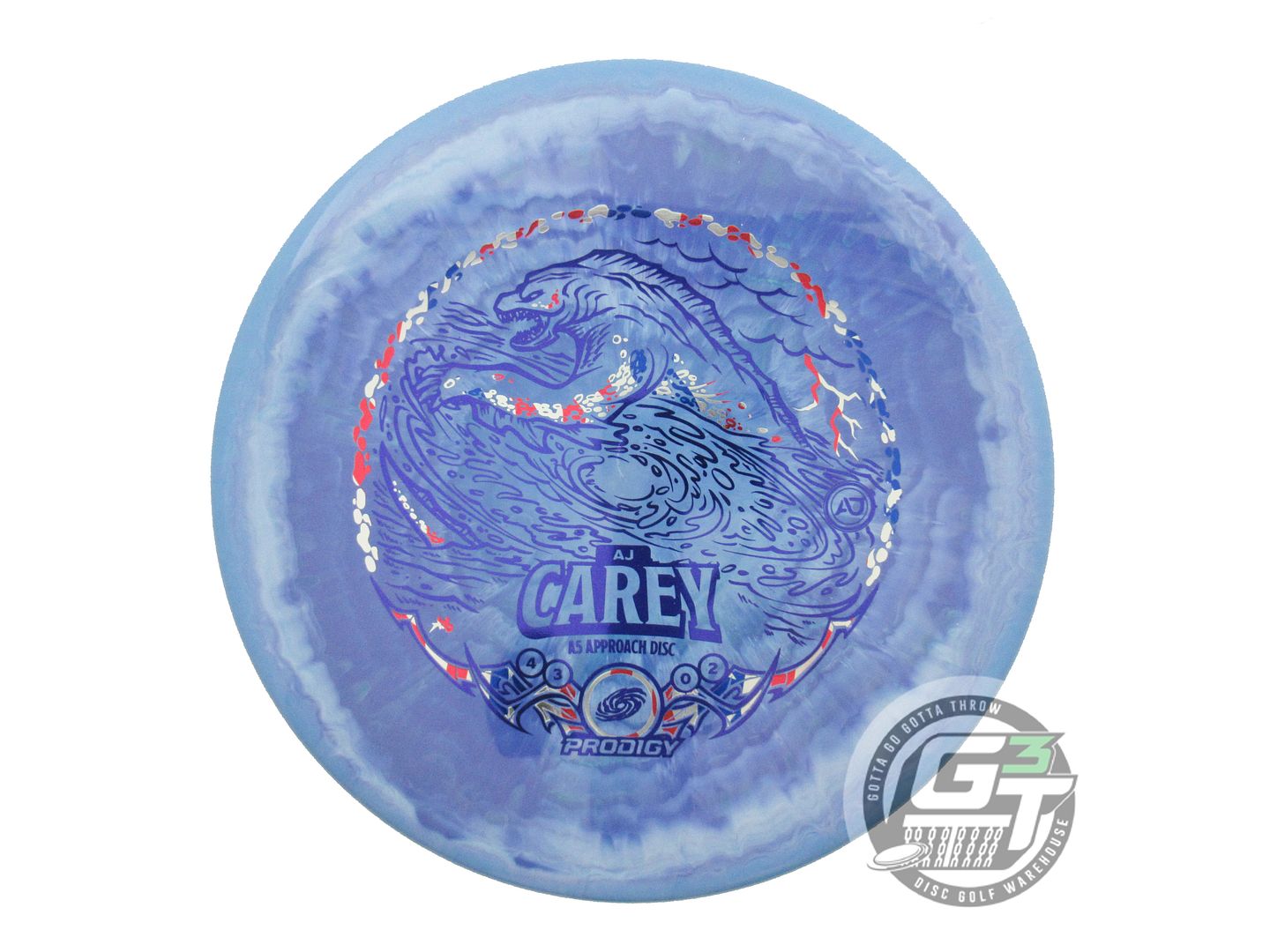 Prodigy Limited Edition 2025 Signature Series AJ Carey 750 Spectrum A5 Approach Midrange Golf Disc (Individually Listed)