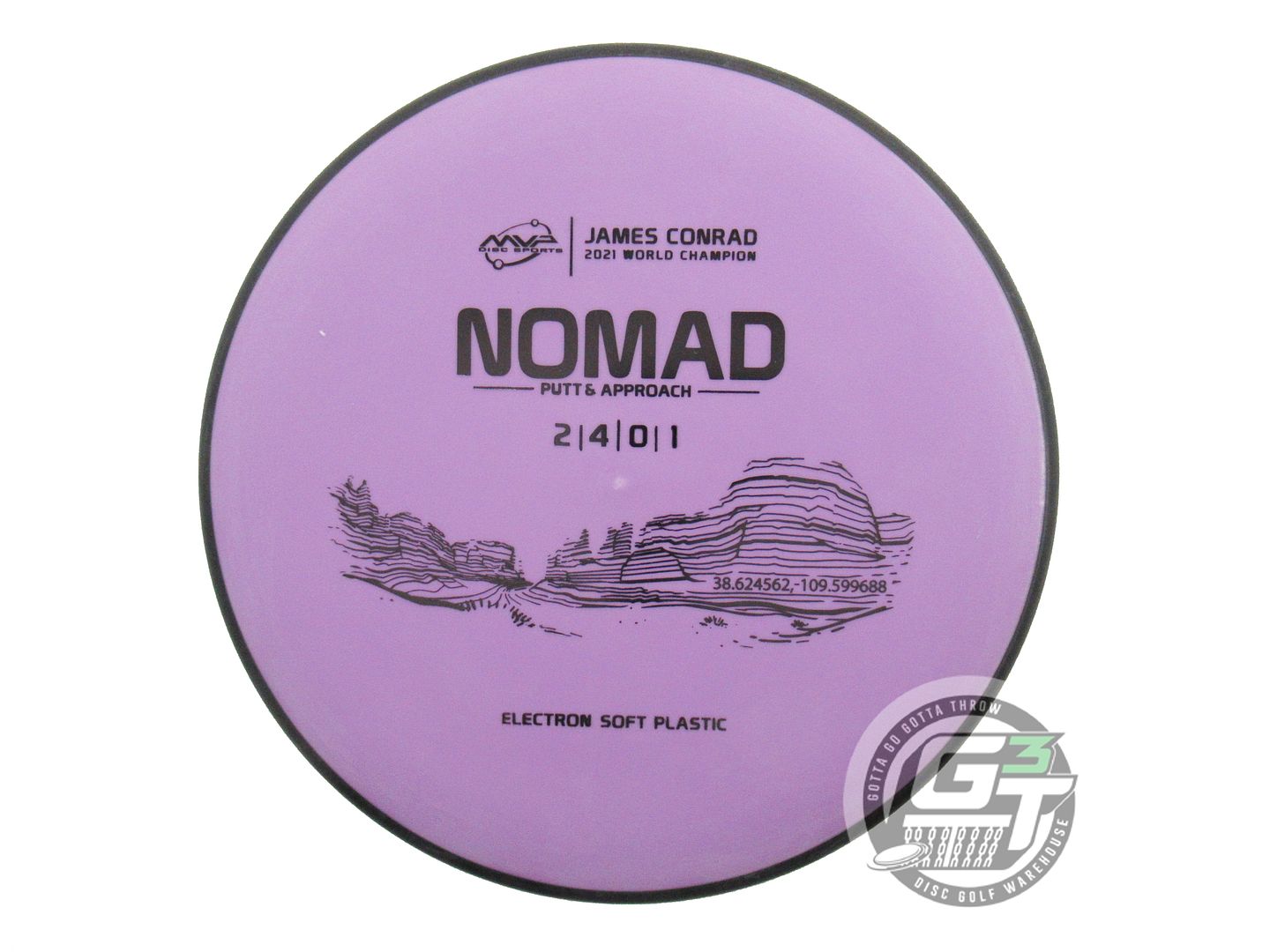 MVP Electron Soft Nomad [James Conrad 1X] Putter Golf Disc (Individually Listed)
