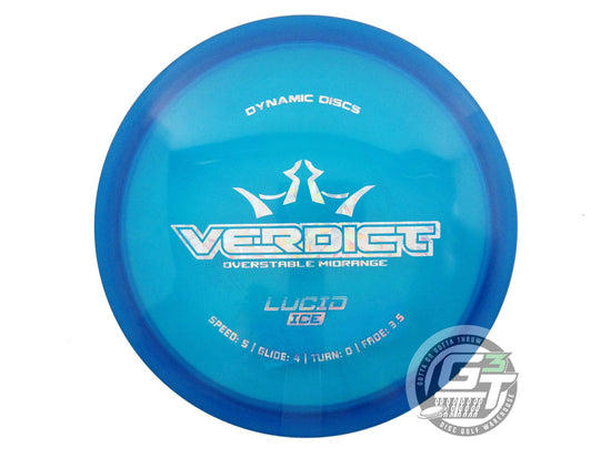 Dynamic Discs Lucid Ice Verdict Midrange Golf Disc (Individually Listed)