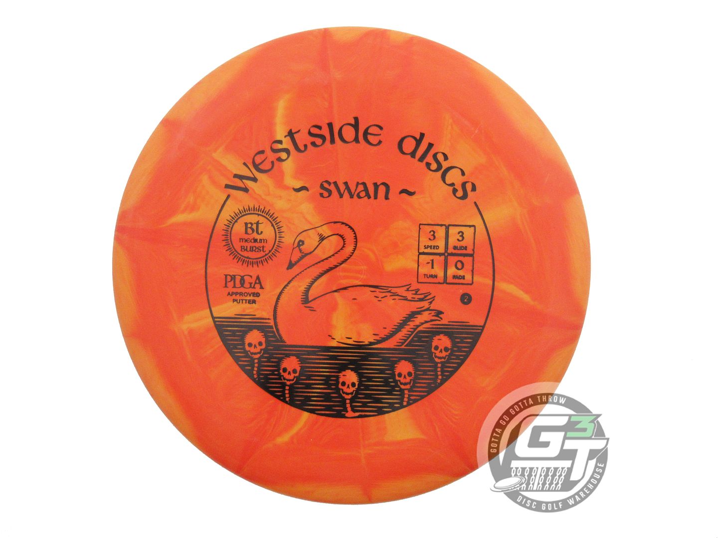 Westside BT Medium Burst Swan 2 Putter Golf Disc (Individually Listed)