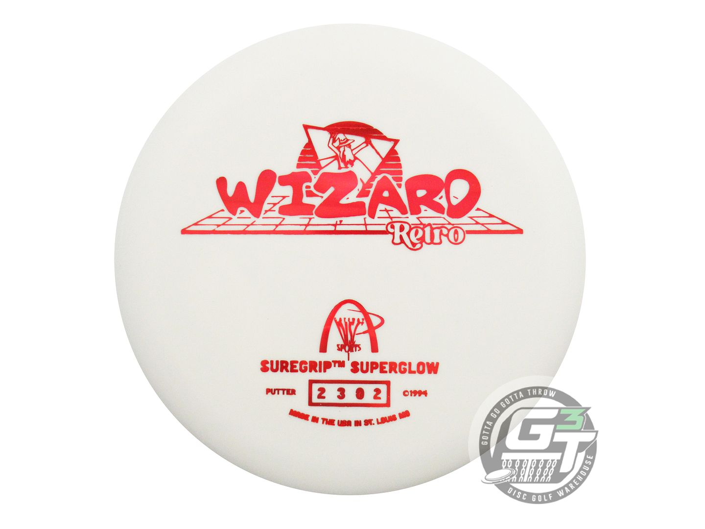 Gateway Super Glow Super Soft Retro Wizard Putter Golf Disc (Individually Listed)