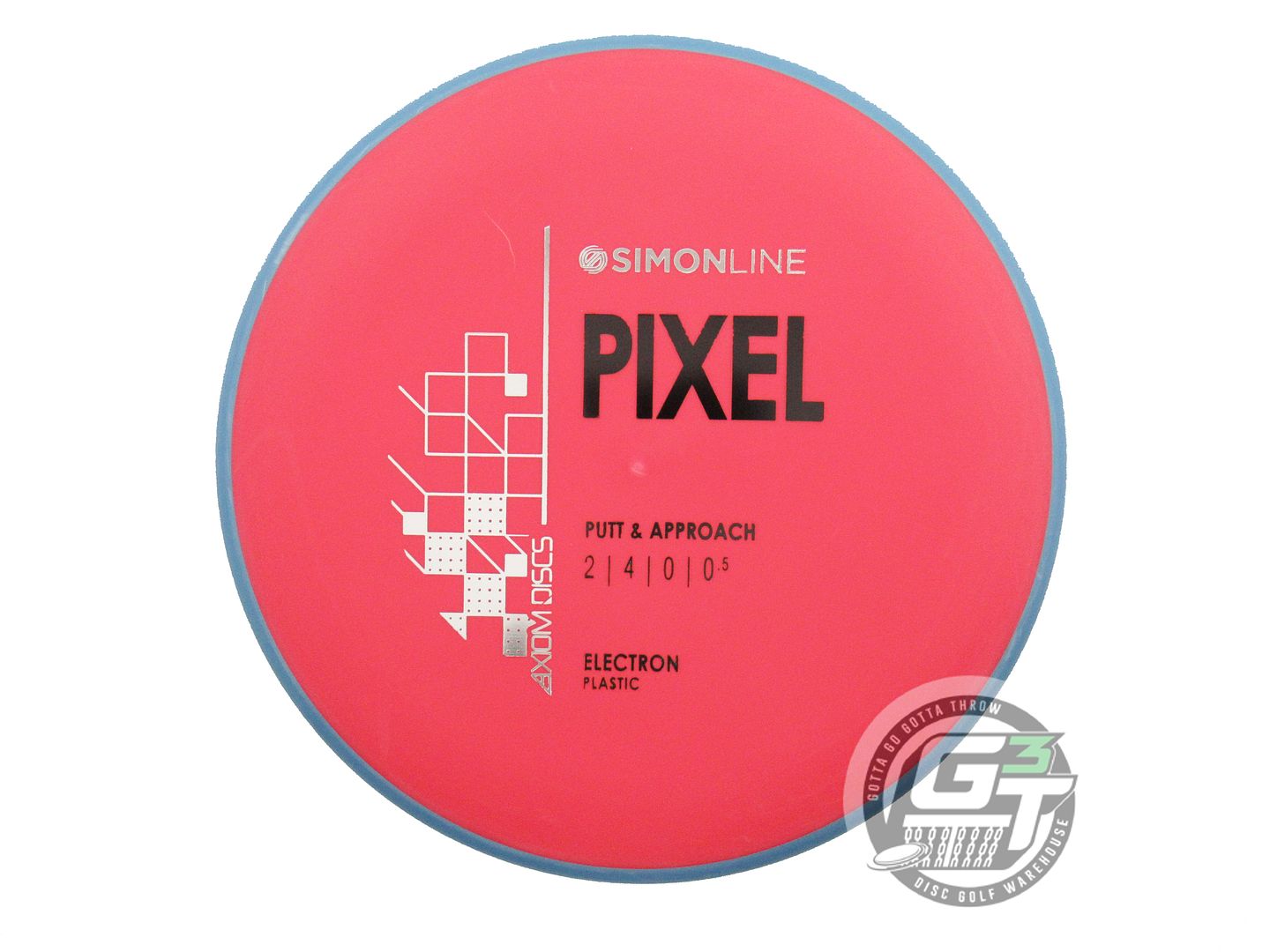 Axiom Simon Line Electron Pixel [Simon Lizotte] Putter Golf Disc (Individually Listed)