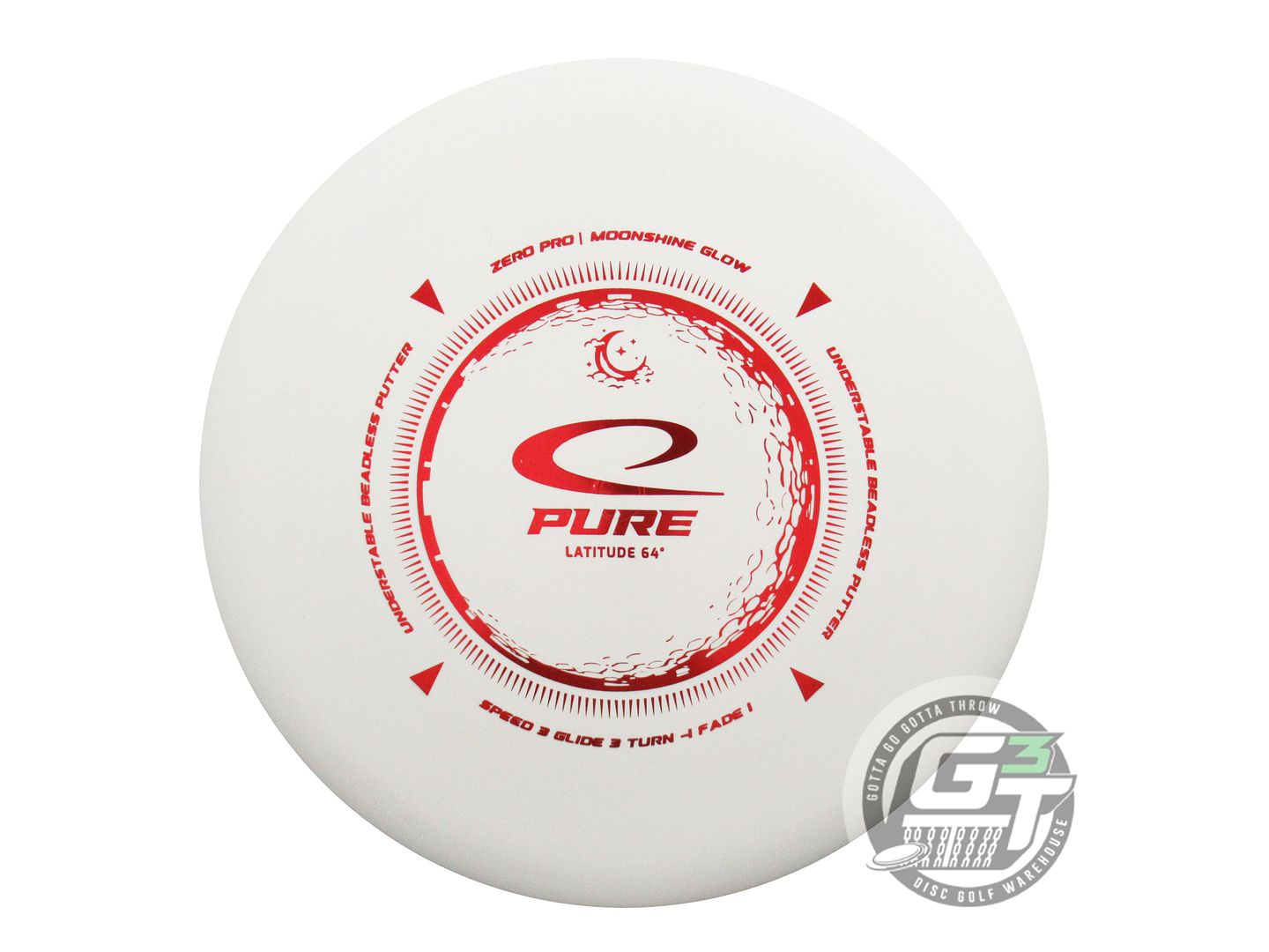 Latitude 64 Moonshine Glow Zero Pro Pure Putter Golf Disc (Individually Listed)