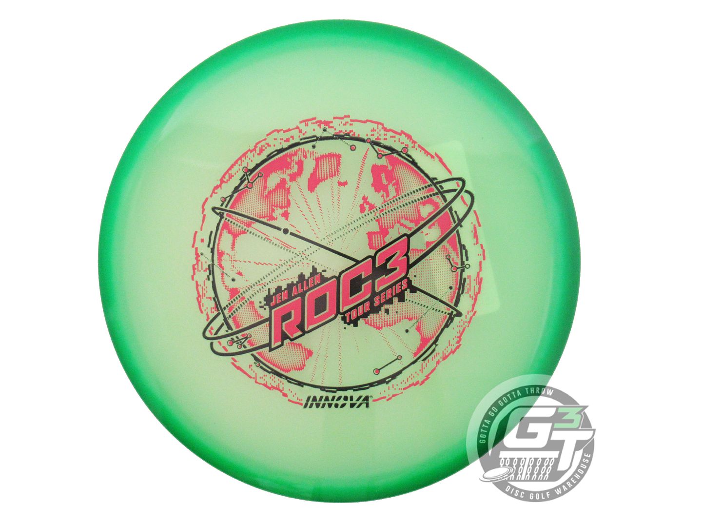 Innova Limited Edition 2026 Tour Series Jen Allen Proto Glow Halo Champion Roc3 Midrange Golf Disc (Individually Listed)