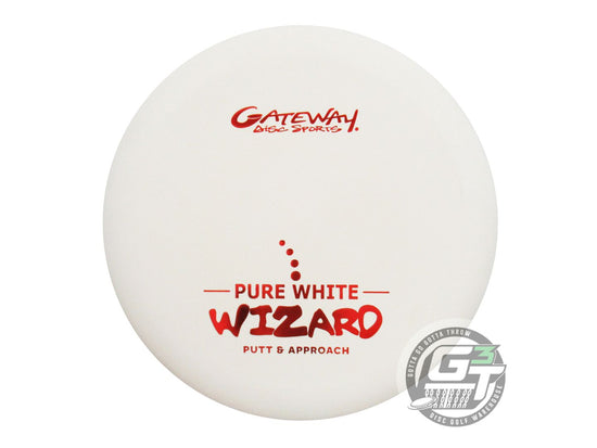 Gateway Pure White Wizard Putter Golf Disc (Individually Listed)